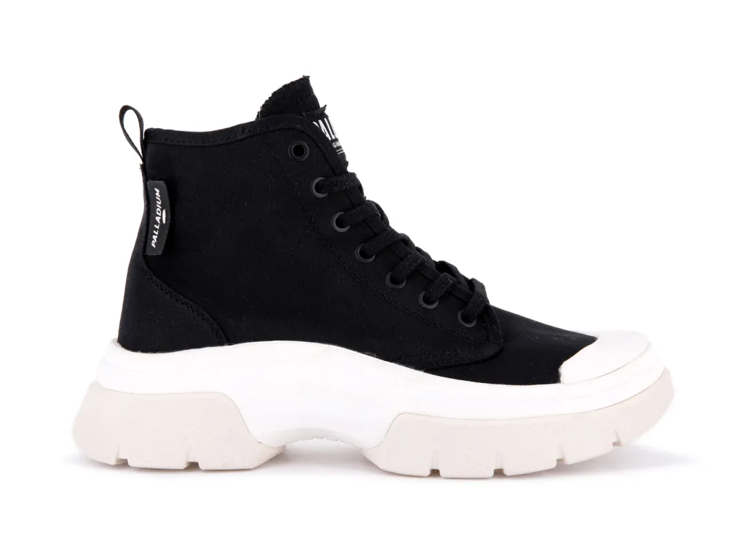 98348-030-M | PALLAWAVE | BLACK/MARSHMALLOW sold by Palladium Boots