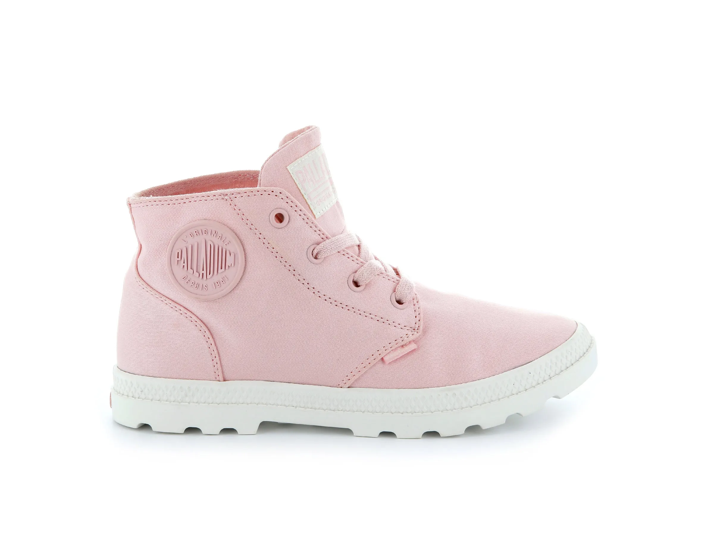 95742-614-M | WOMENS PAMPA FREE CANVAS | LOTUS/MARSHMALLOW sold by Palladium Boots