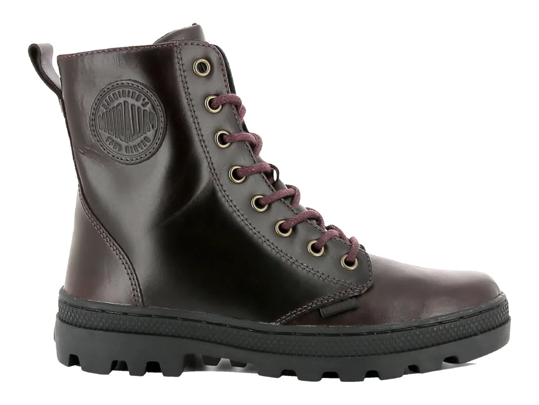 95527-636-M | WOMENS PALLABOSSE OFF LEA | REGAL/BLACK sold by Palladium Boots