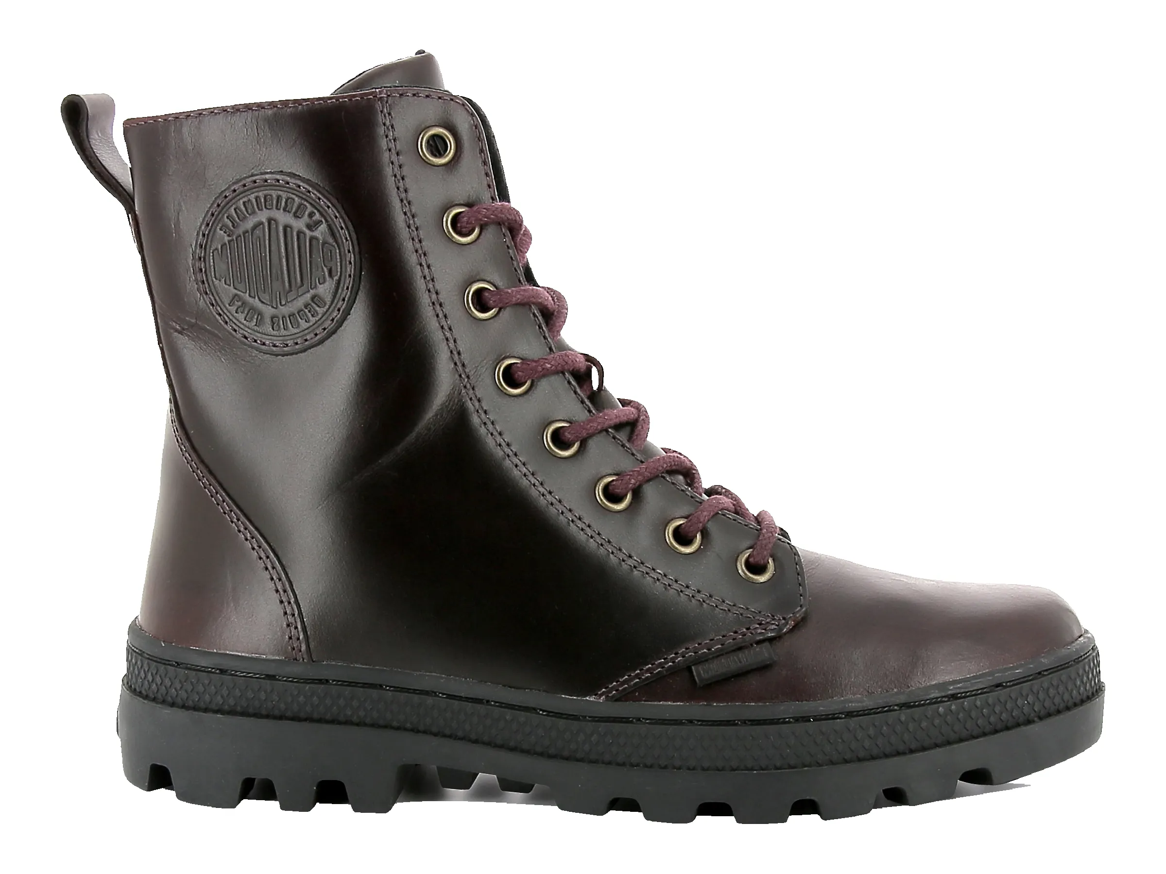 95527-636-M | WOMENS PALLABOSSE OFF LEA | REGAL/BLACK sold by Palladium Boots