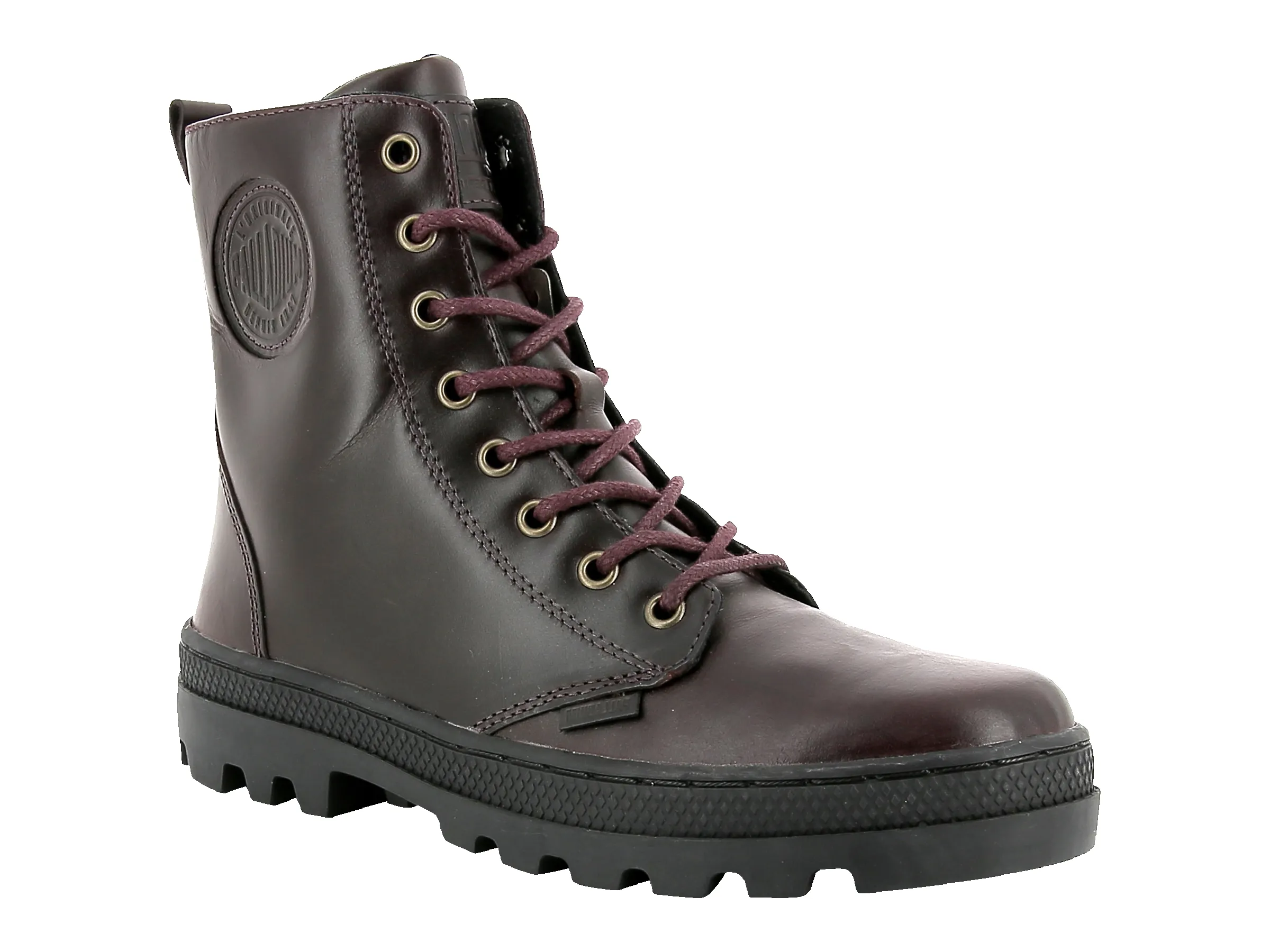 95527-636-M | WOMENS PALLABOSSE OFF LEA | REGAL/BLACK sold by Palladium Boots product image thumbnail 2