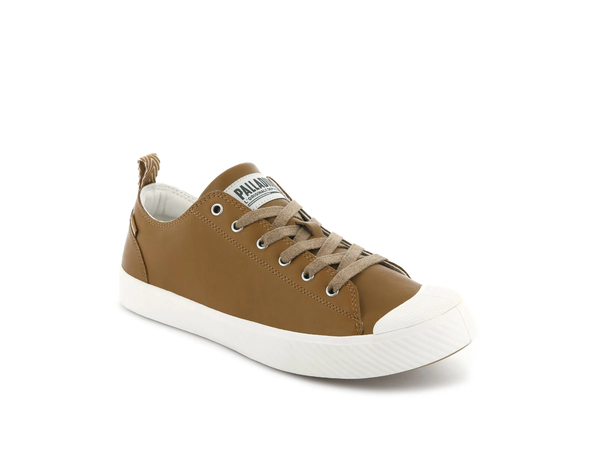 75954-238-M | PALLAPHOENIX LOW LEATHER | CATHAY SPICE/MARSHMALLOW sold by Palladium Boots product image thumbnail 2
