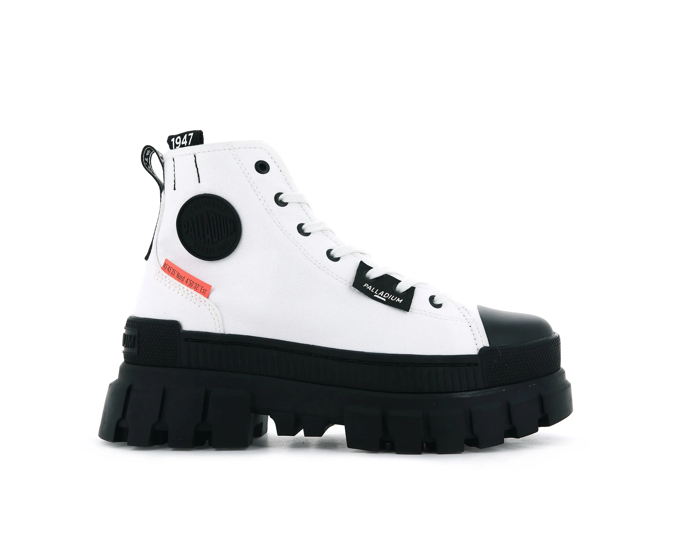 97242-116-M | REVOLT HI TX | STAR WHITE sold by Palladium Boots