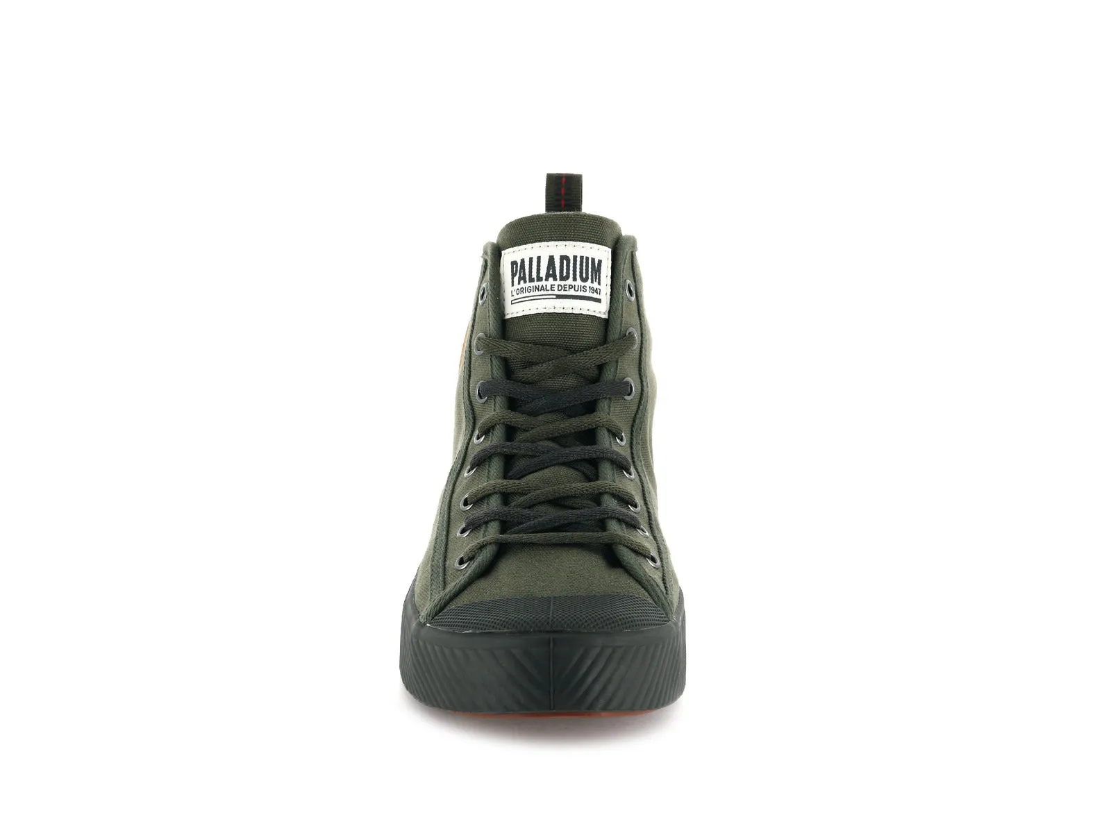 75956-327-M | PALLAPHOENIX MID CANVAS | OLIVE NIGHT/BELUGA sold by Palladium Boots product image thumbnail 3