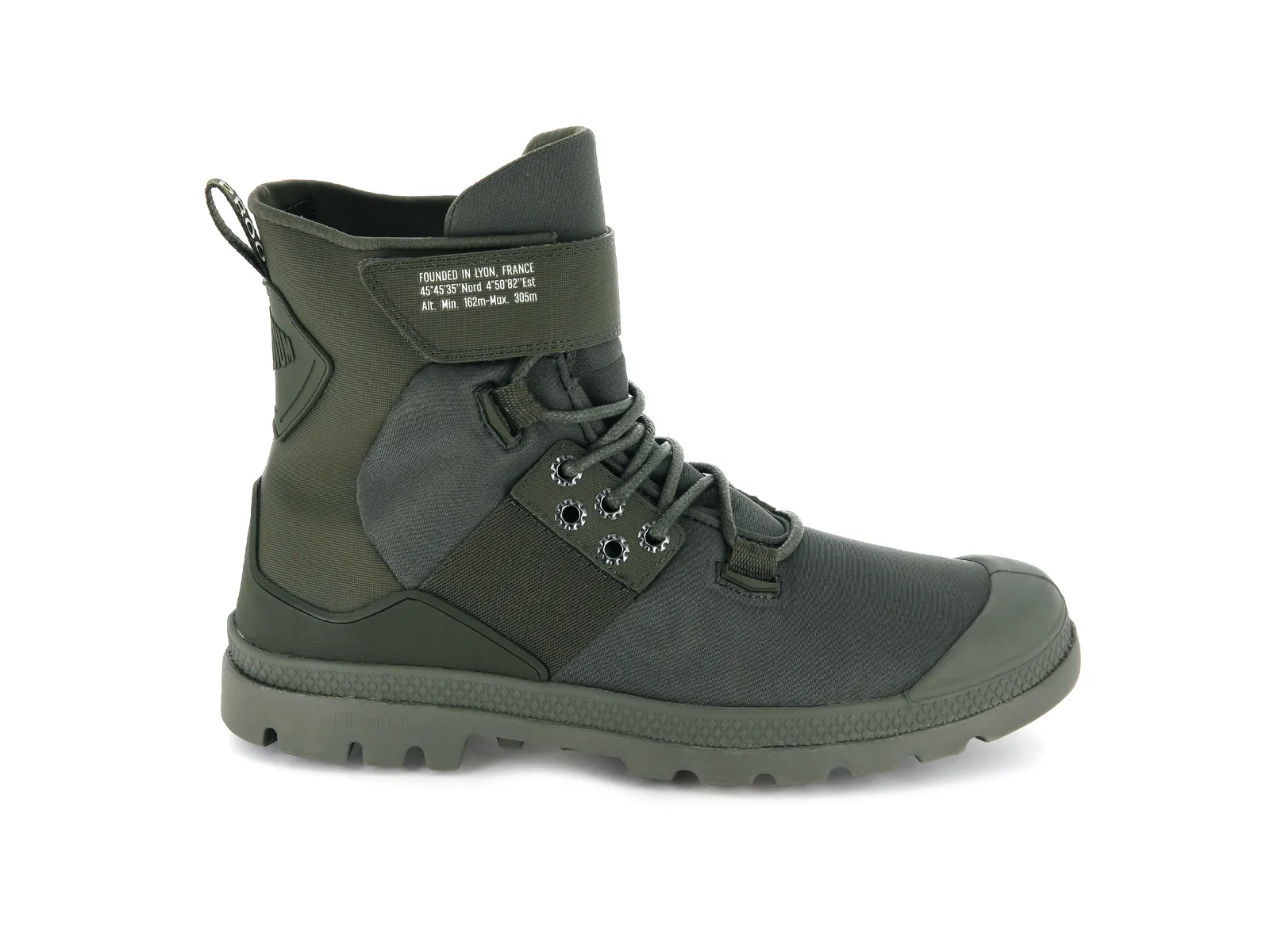 75972-334-M | PAMPA HI LITE+ CB | OLIVE NIGHT/DUSTY OLIVE/MOONBEAM sold by Palladium Boots