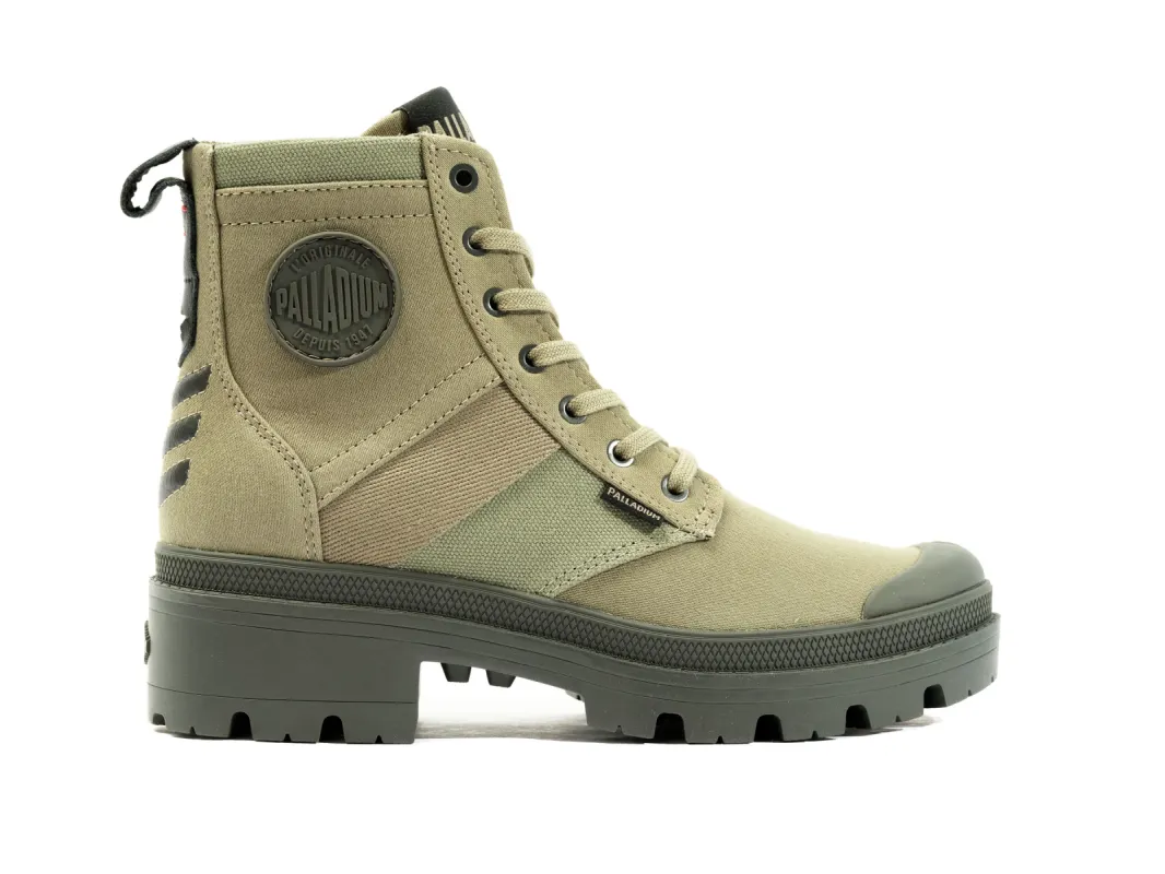 98582-339-M | PALLABASE HI ARMY | VETIVER sold by Palladium Boots