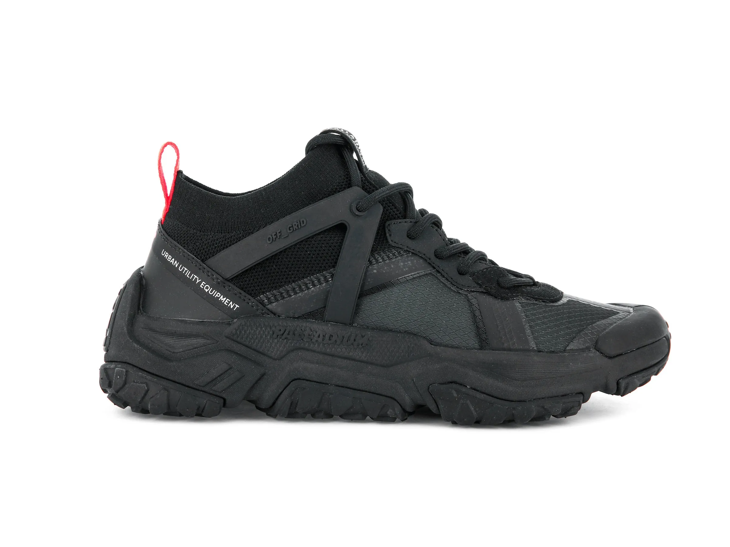 77331-001-M | OFF-GRID LO ADVENTURE | BLACK/BLACK sold by Palladium Boots