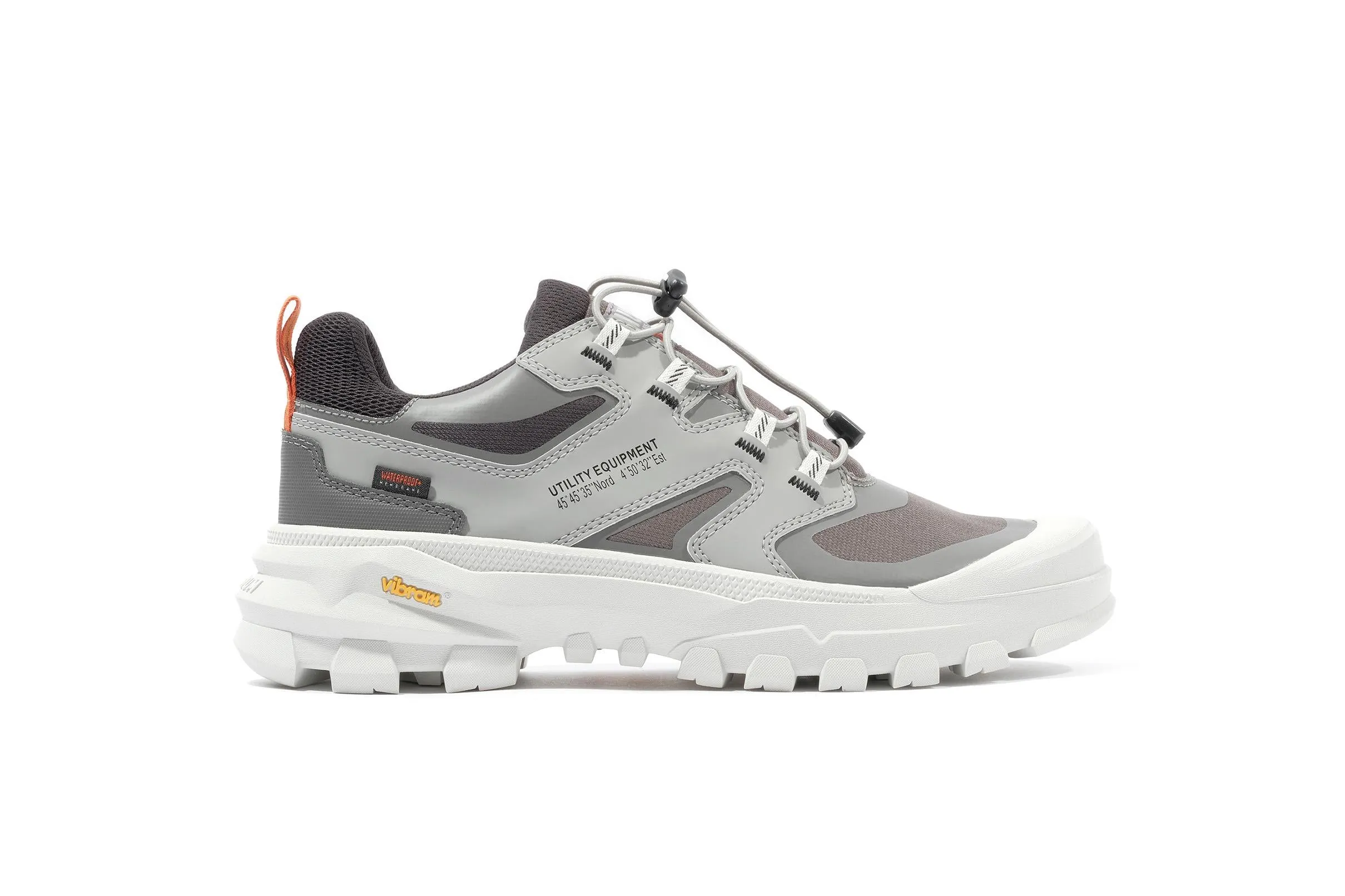 74344-056-M | PALLARIDER LO WPA | FULL GREY sold by Palladium Boots