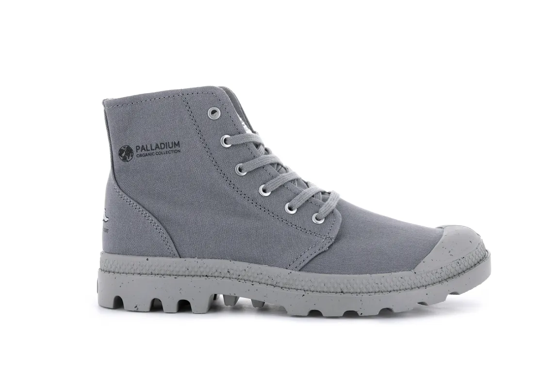 77100-071-M | PAMPA HI ORGANIC II | GRAY FLANNEL sold by Palladium Boots