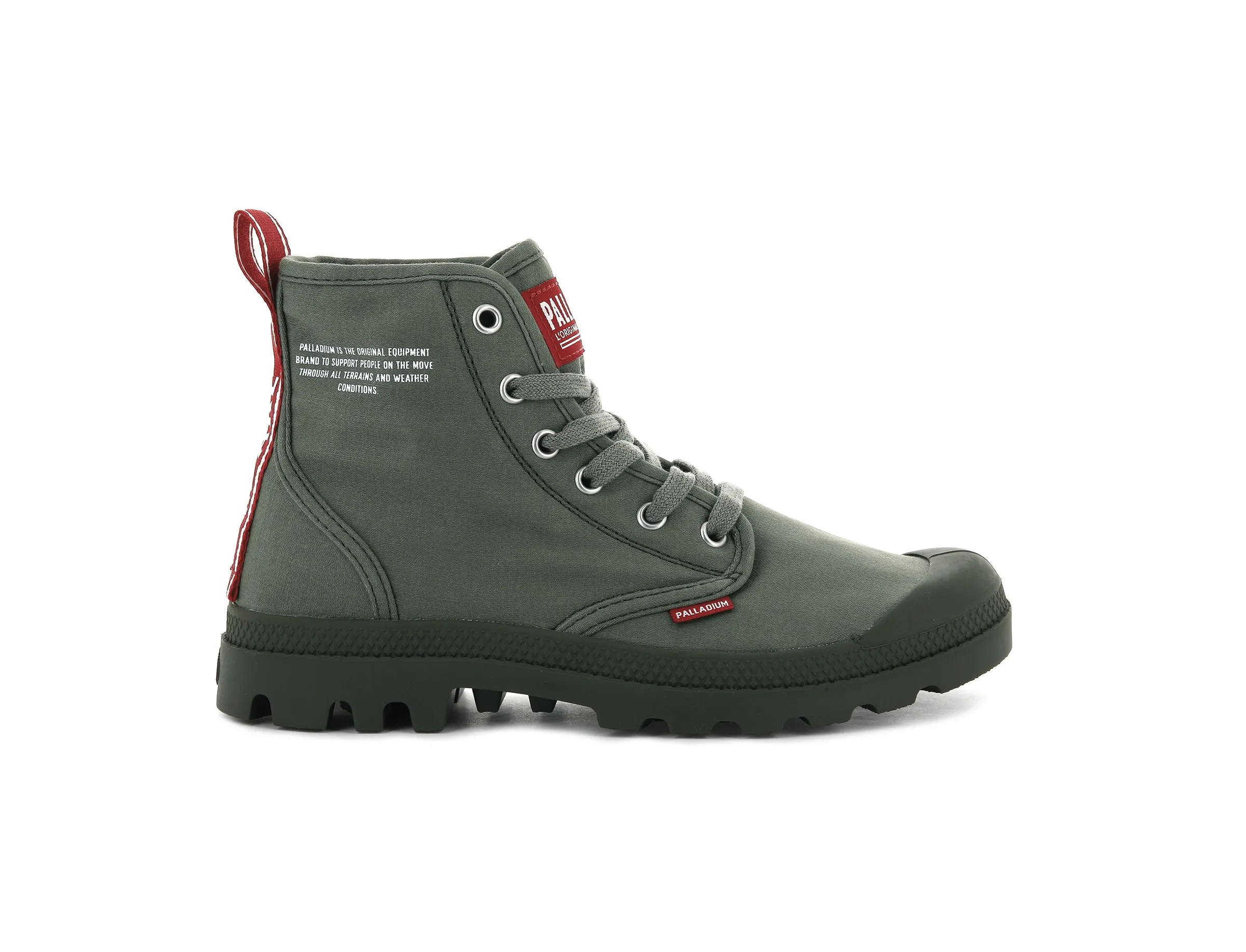 76258-325-M | PAMPA HI DARE | OLIVE NIGHT sold by Palladium Boots