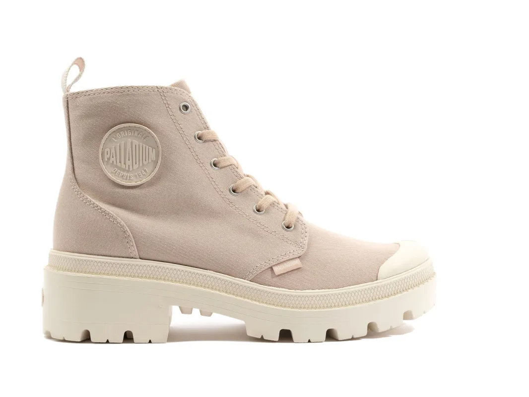 96907-662-M | PALLABASE TWILL | NUDE DUST sold by Palladium Boots