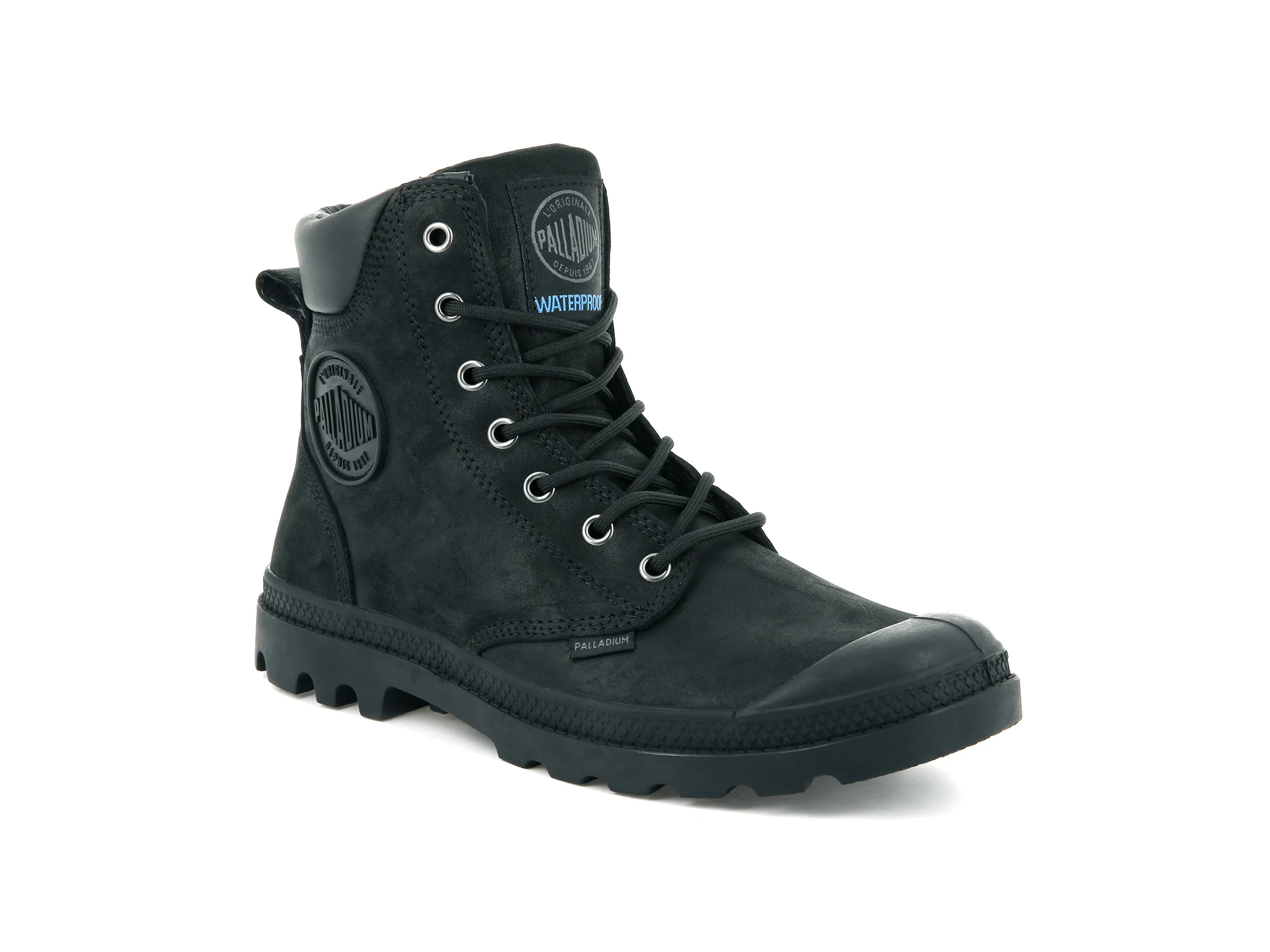 73231-060-M | PAMPA CUFF WP LUX | BLACK/BLACK sold by Palladium Boots product image thumbnail 2