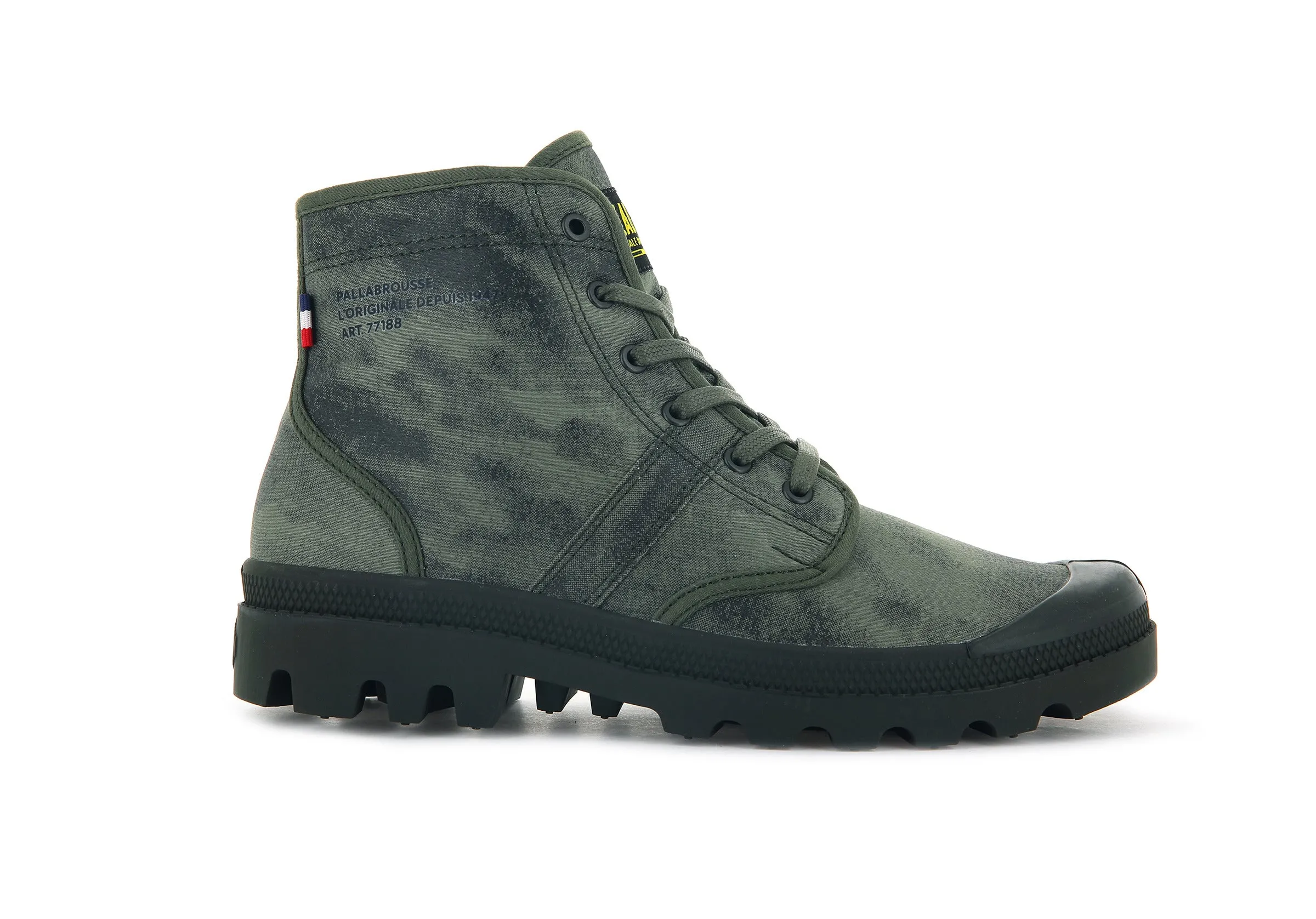 77188-309-M | PALLABROUSSE LEGION WAX | OLIVE NIGHT sold by Palladium Boots