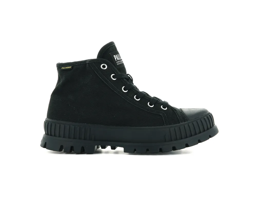 76681-008-M | PALLASHOCK MID OG | BLACK/BLACK sold by Palladium Boots