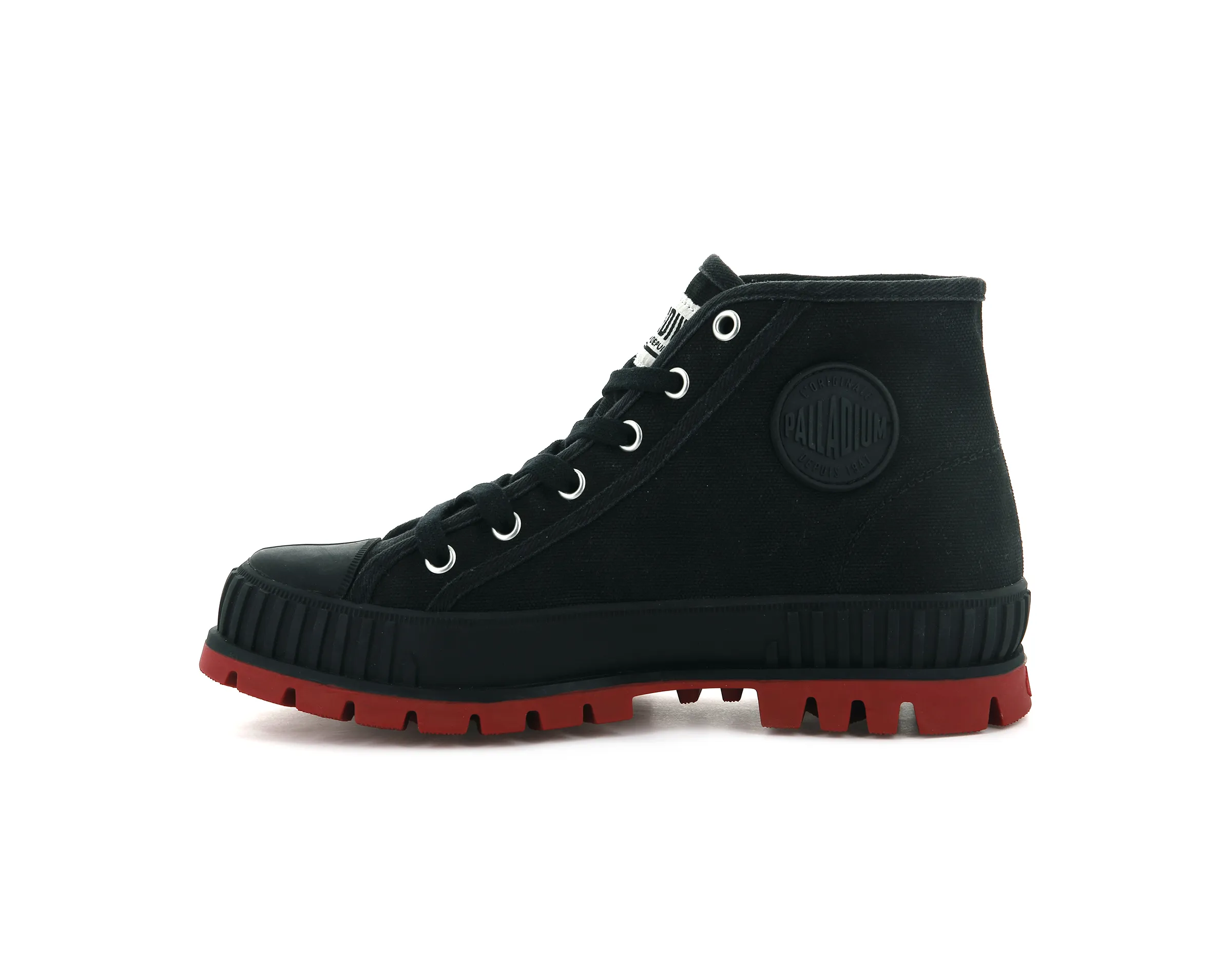 76681-004-M | PALLASHOCK MID OG | BLACK/RED sold by Palladium Boots product image thumbnail 4