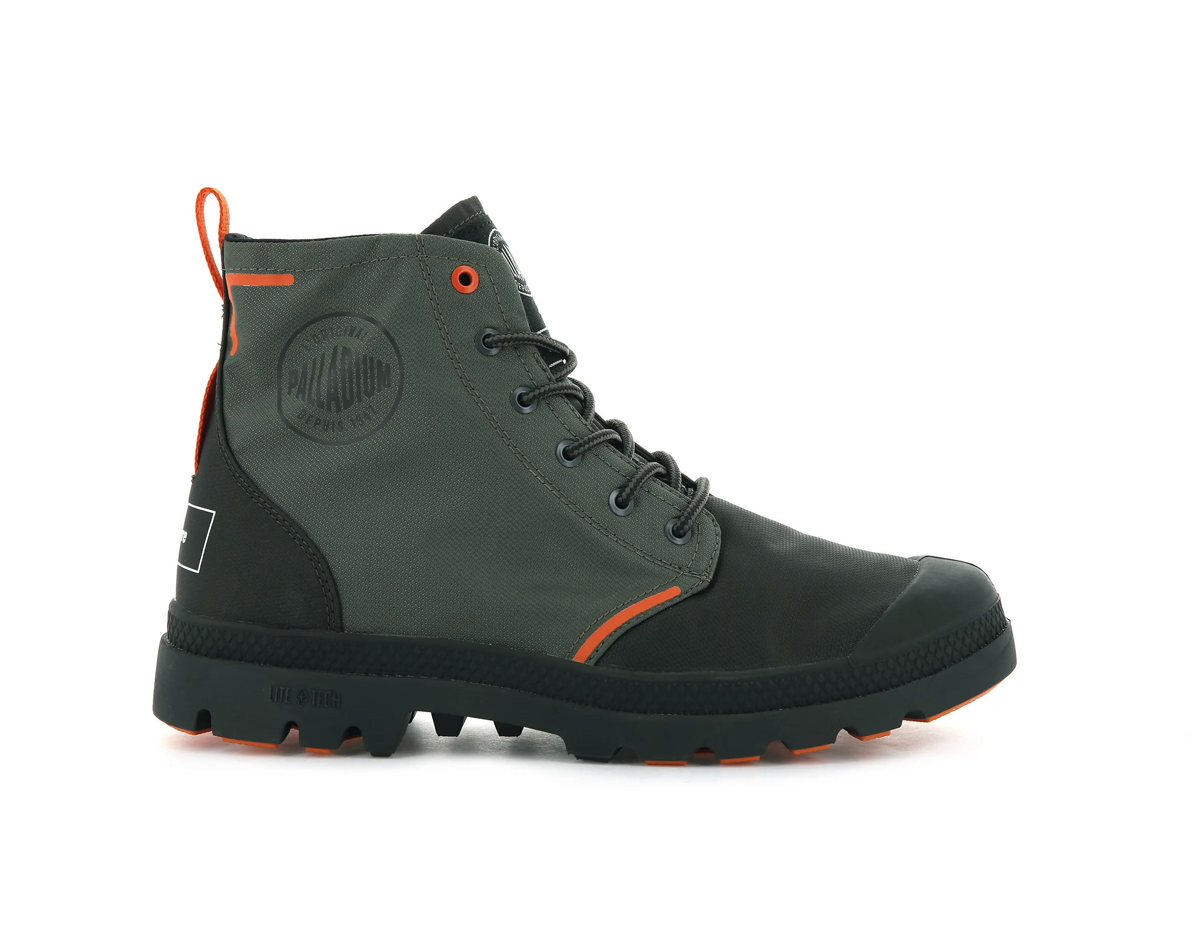 77072-306-M | PALLAFIN RECYCLE | DARK OLIVE sold by Palladium Boots