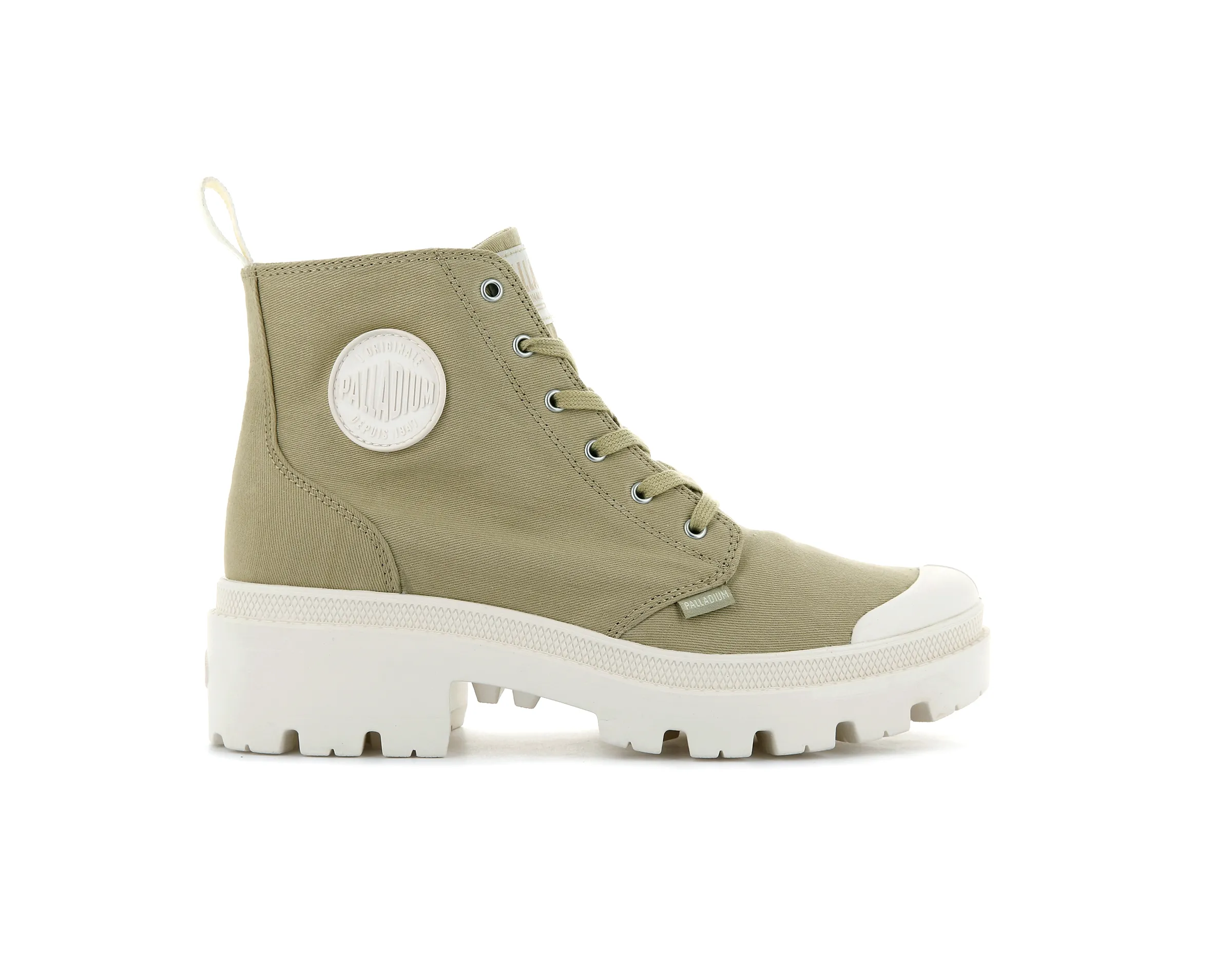 96907-279-M | PALLABASE TWILL | TAUPE sold by Palladium Boots