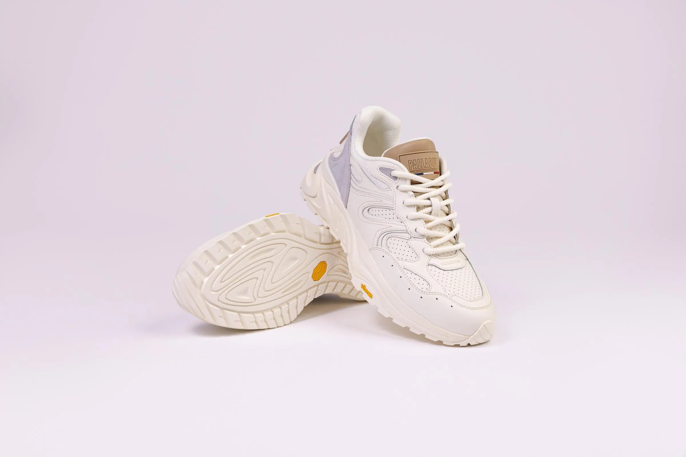 08625-106-M | MENS PALLAVORTEX JOGGER | WHITE /GRAY sold by Palladium Boots product image thumbnail 5