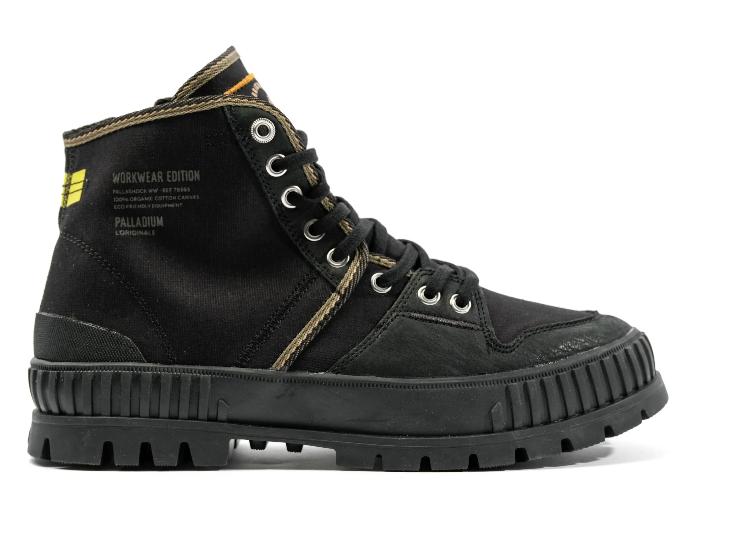 78565-001-M | PALLASHOCK WORKWEAR | BLACK/BLACK sold by Palladium Boots