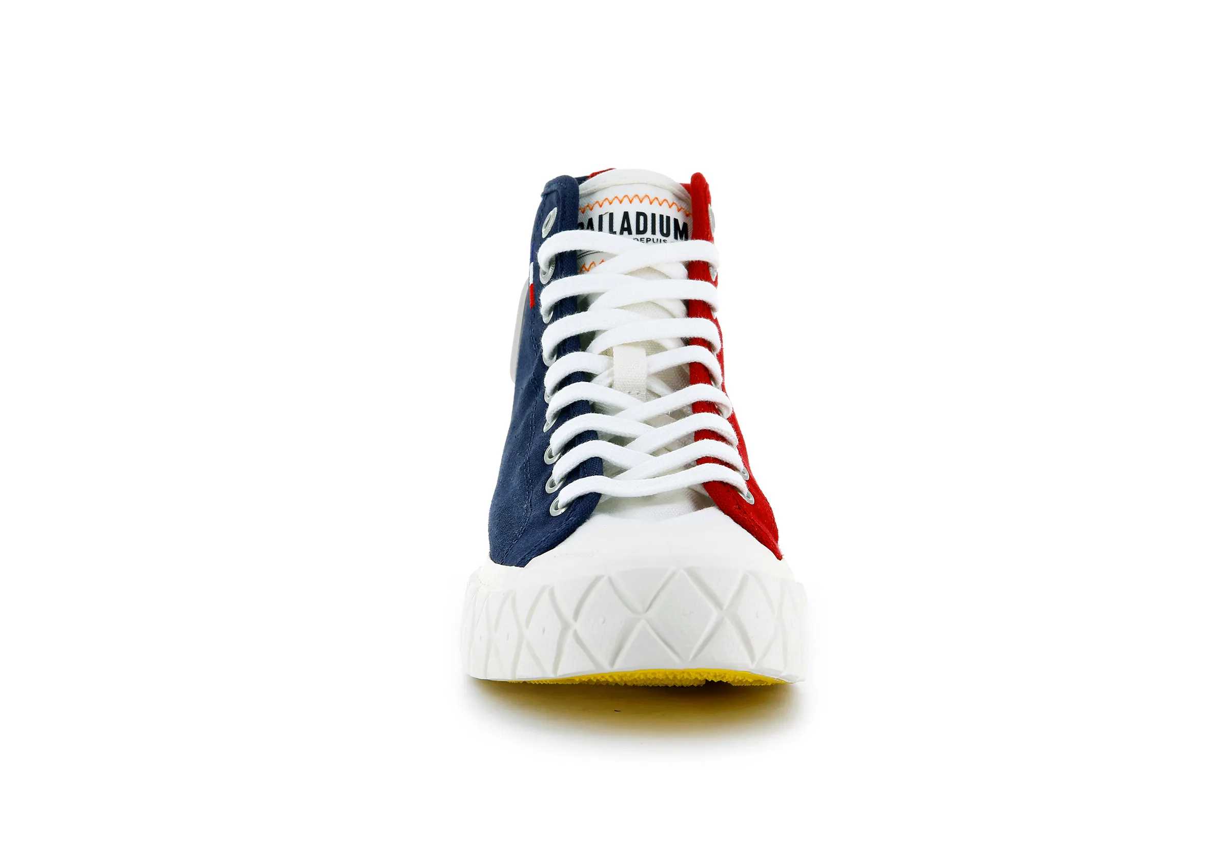 77015-402-M | PALLA ACE CANVAS MID | MOOD INDIGO/CHILI PEPPER sold by Palladium Boots product image thumbnail 3