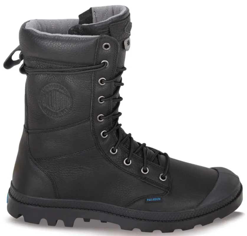 03235-068-M | TACTICAL LEATHER WP | BLACK/METAL sold by Palladium Boots
