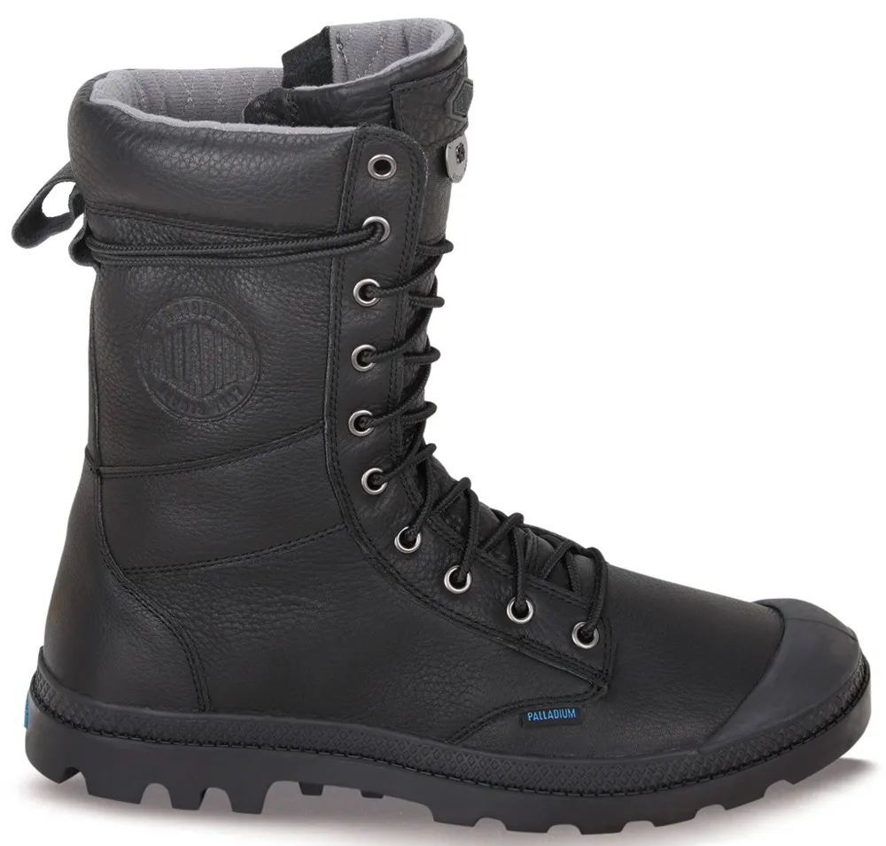 03235-068-M | TACTICAL LEATHER WP | BLACK/METAL sold by Palladium Boots
