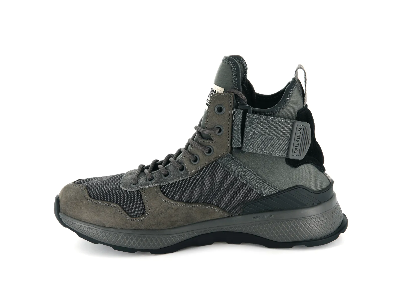 05959-059-M | AX_EON ARMY RUNNER MID | DARK GULL GRAY/BLACK/RAVEN sold by Palladium Boots product image thumbnail 4