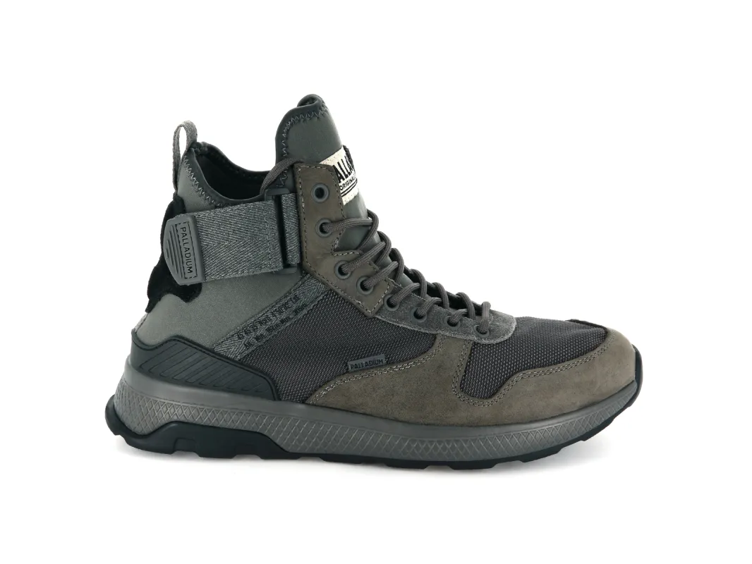 05959-059-M | AX_EON ARMY RUNNER MID | DARK GULL GRAY/BLACK/RAVEN sold by Palladium Boots
