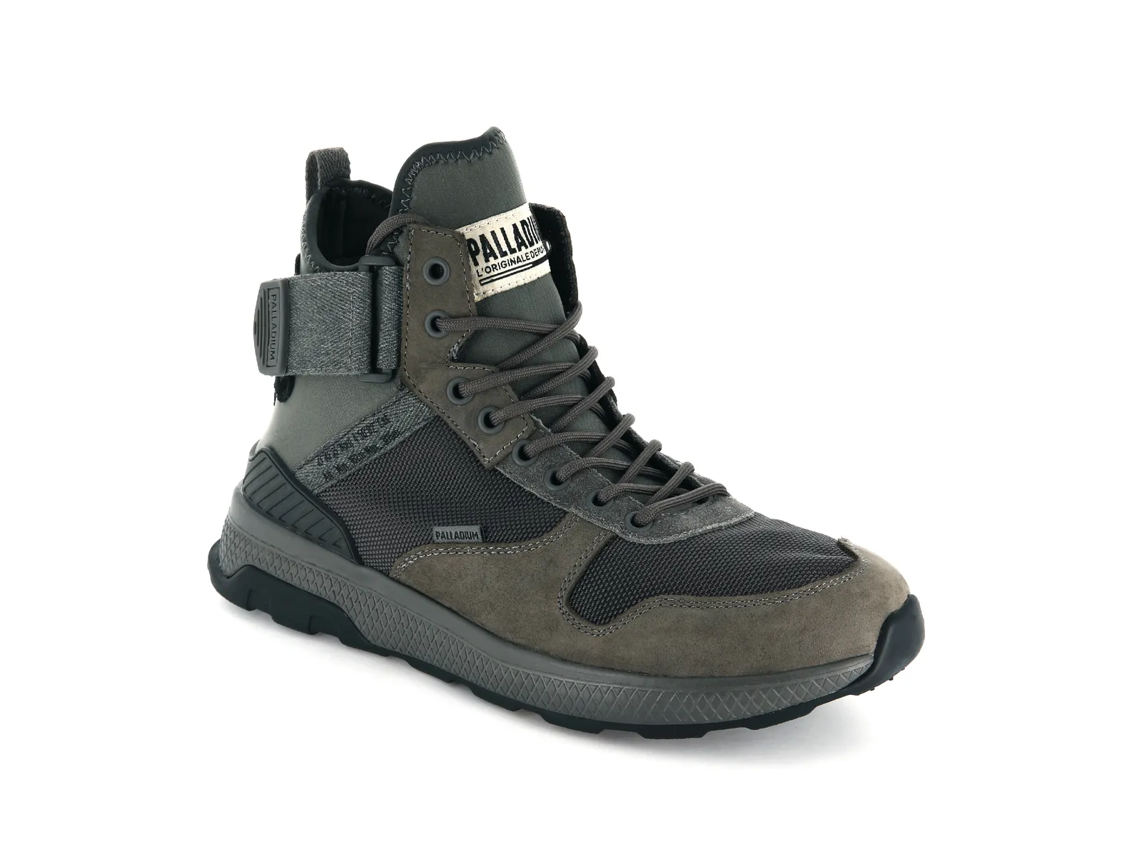 05959-059-M | AX_EON ARMY RUNNER MID | DARK GULL GRAY/BLACK/RAVEN sold by Palladium Boots product image thumbnail 2