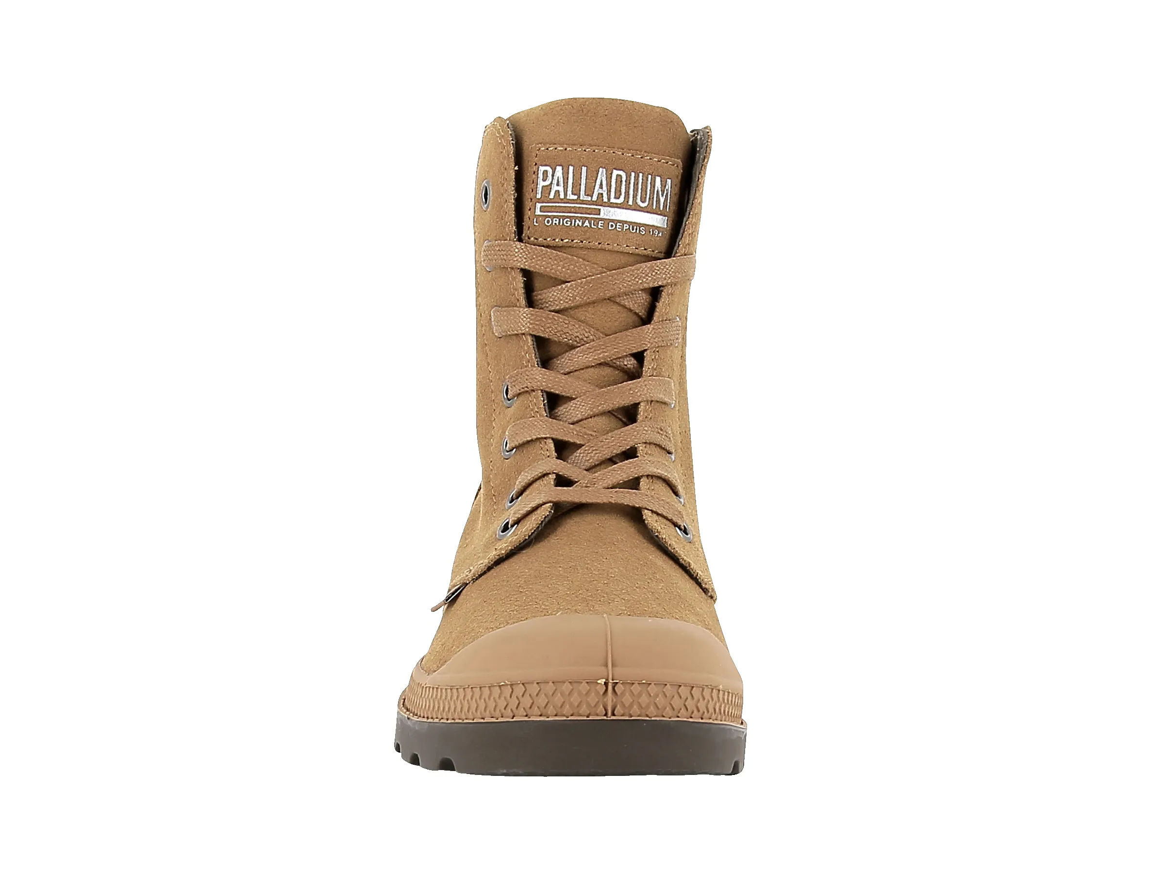 95552-234-M | WOMENS PAMPA HI KNIT LP SUE | BROWN SUGAR/SLATE BLACK sold by Palladium Boots product image thumbnail 3