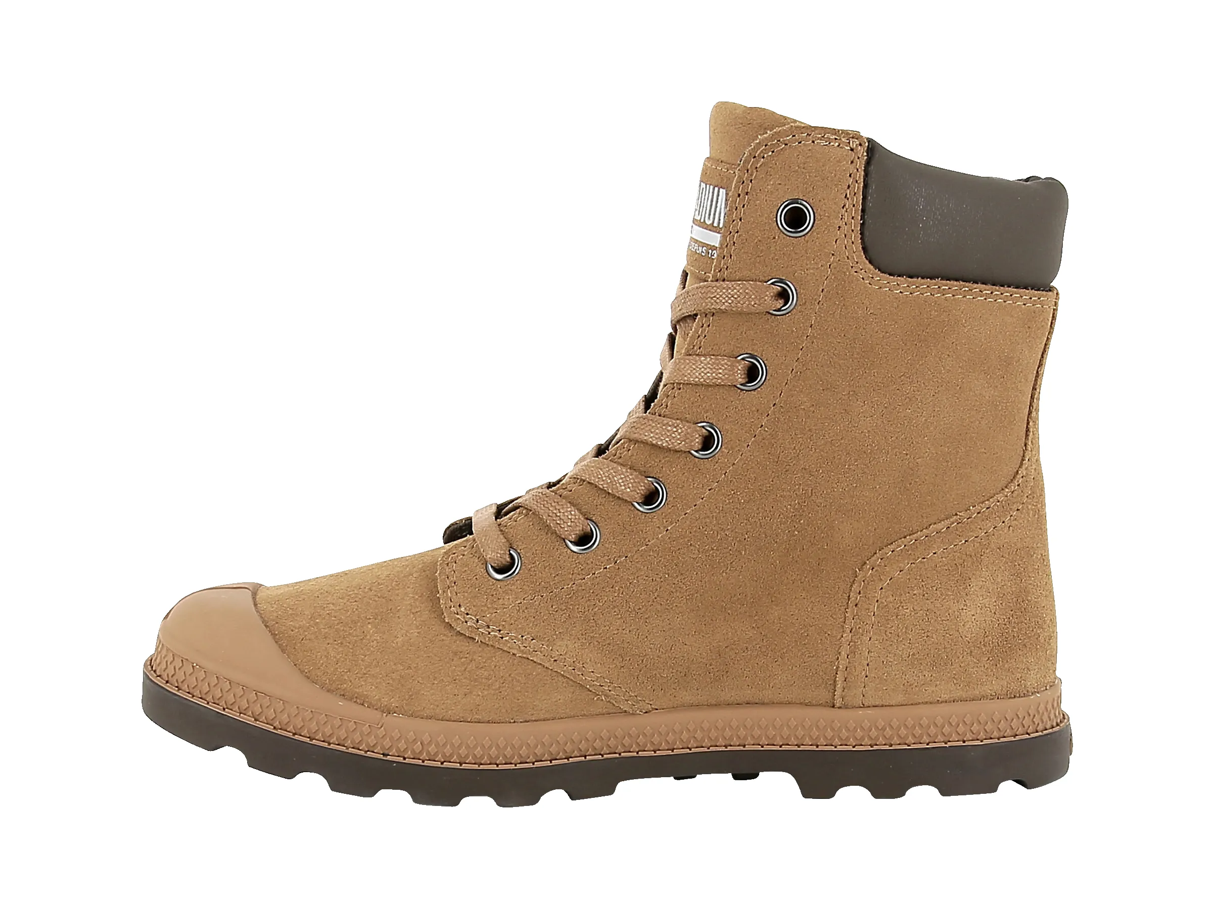 95552-234-M | WOMENS PAMPA HI KNIT LP SUE | BROWN SUGAR/SLATE BLACK sold by Palladium Boots product image thumbnail 4
