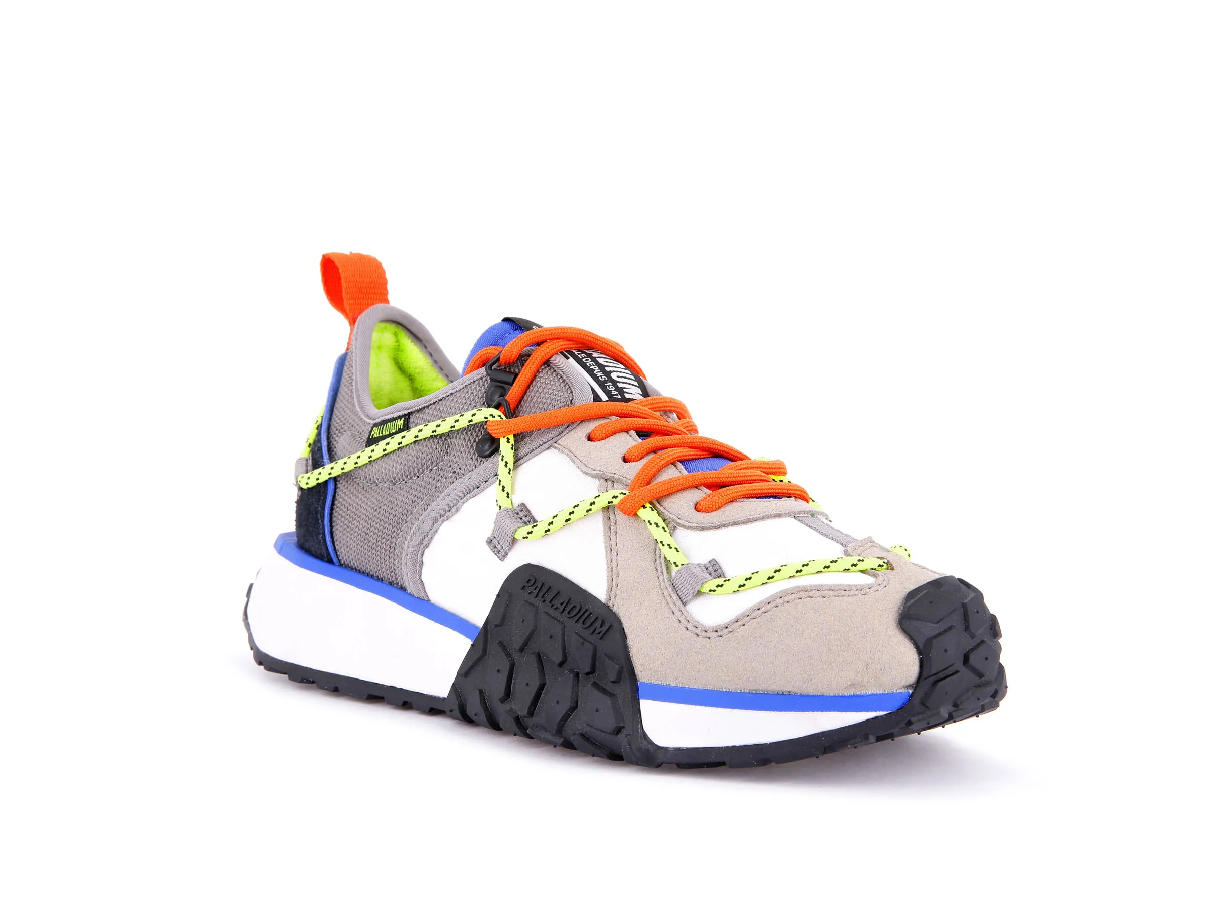 77997-056-M | TROOP RUNNER LACE IT | GR FLNL/DZZNG BL sold by Palladium Boots product image thumbnail 2