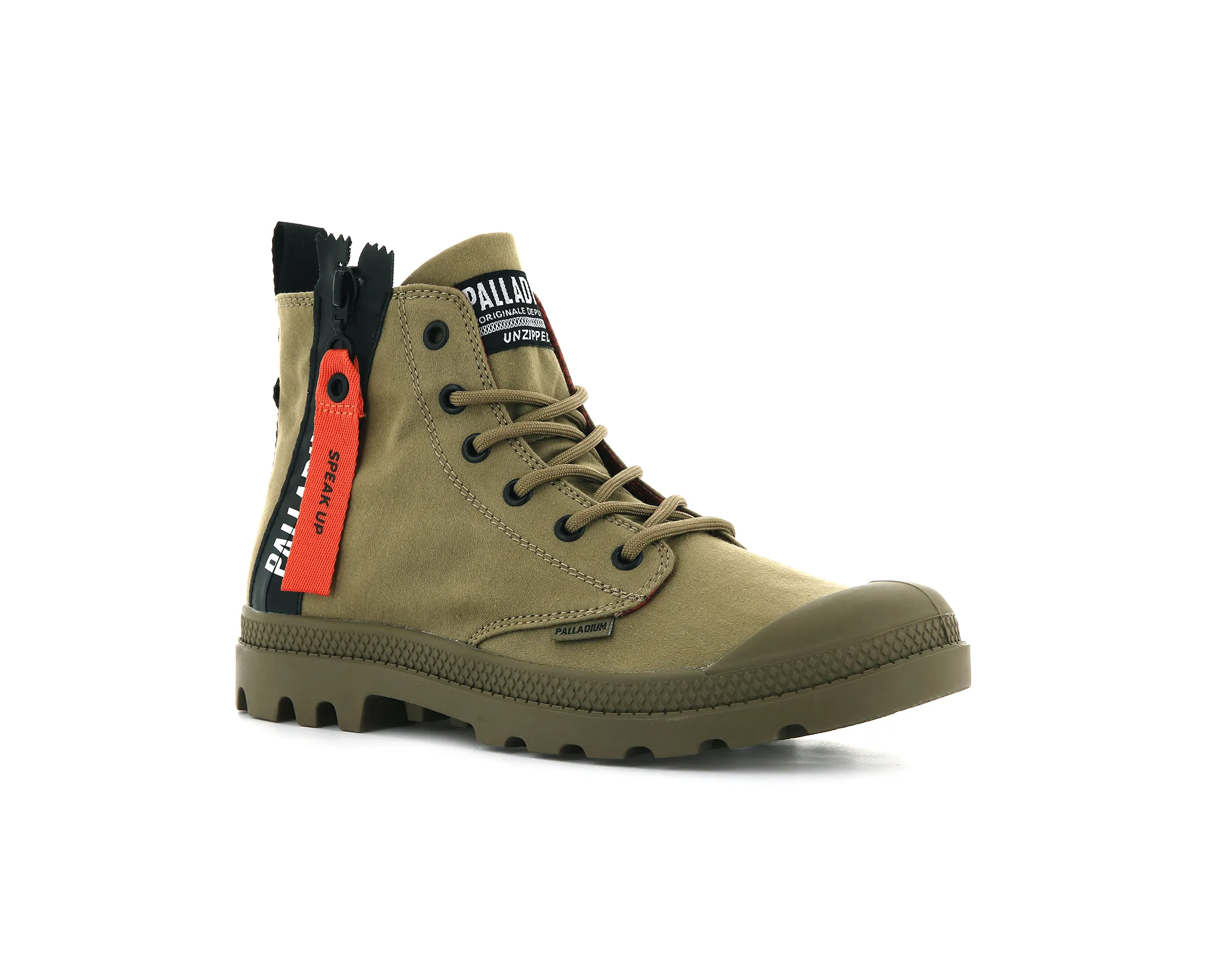 76443-307-M | PAMPA UNZIPPED | OLIVE sold by Palladium Boots product image thumbnail 2