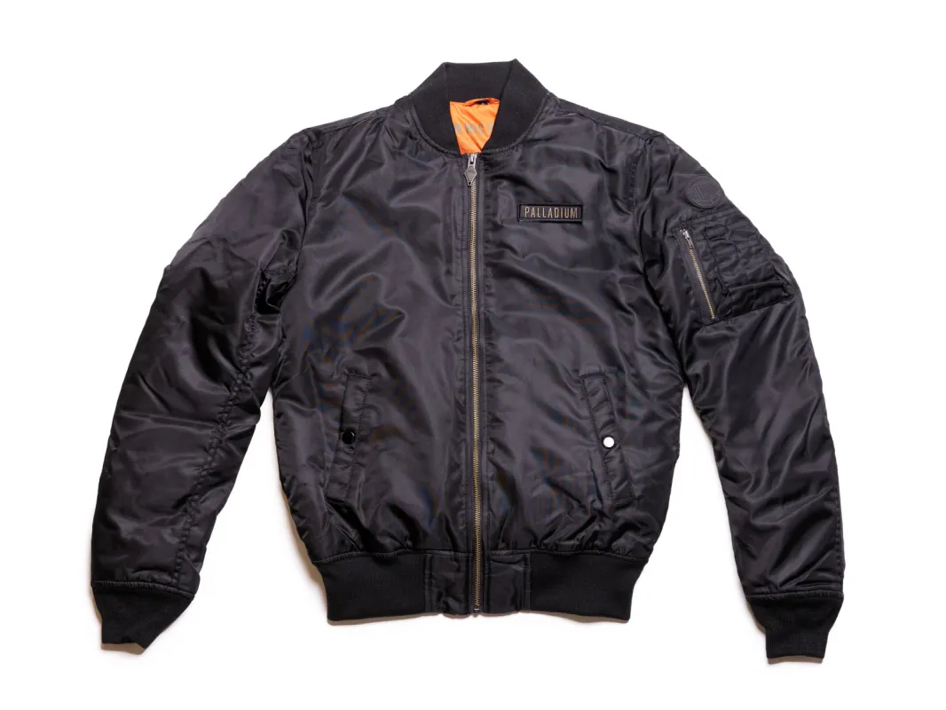 104906-008 | MENS CITY FLIGHT JACKET | BLACK sold by Palladium Boots