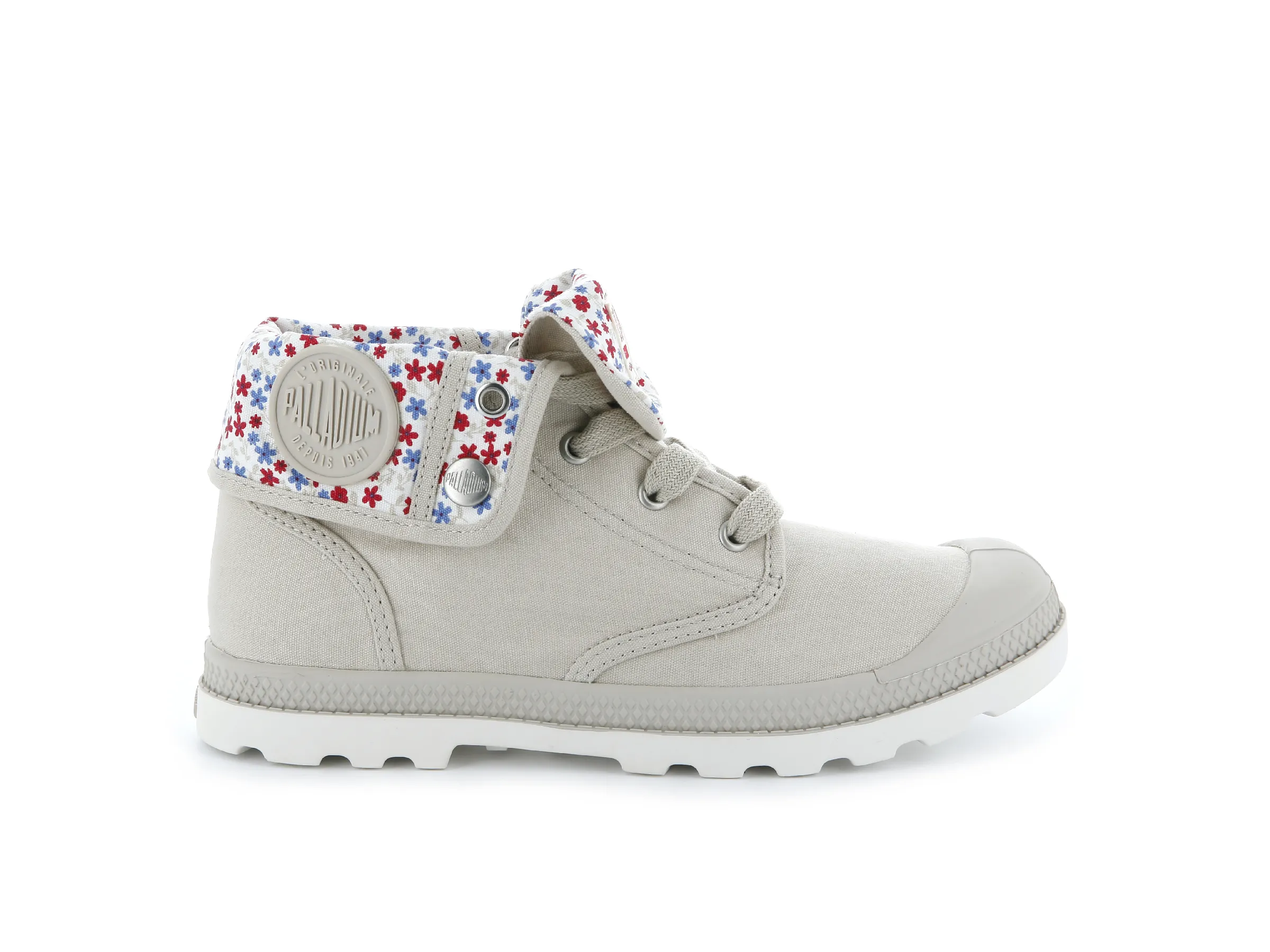 93314-058-M | WOMENS BAGGY LOW LP | RAINY DAY/MARSHMALLOW sold by Palladium Boots