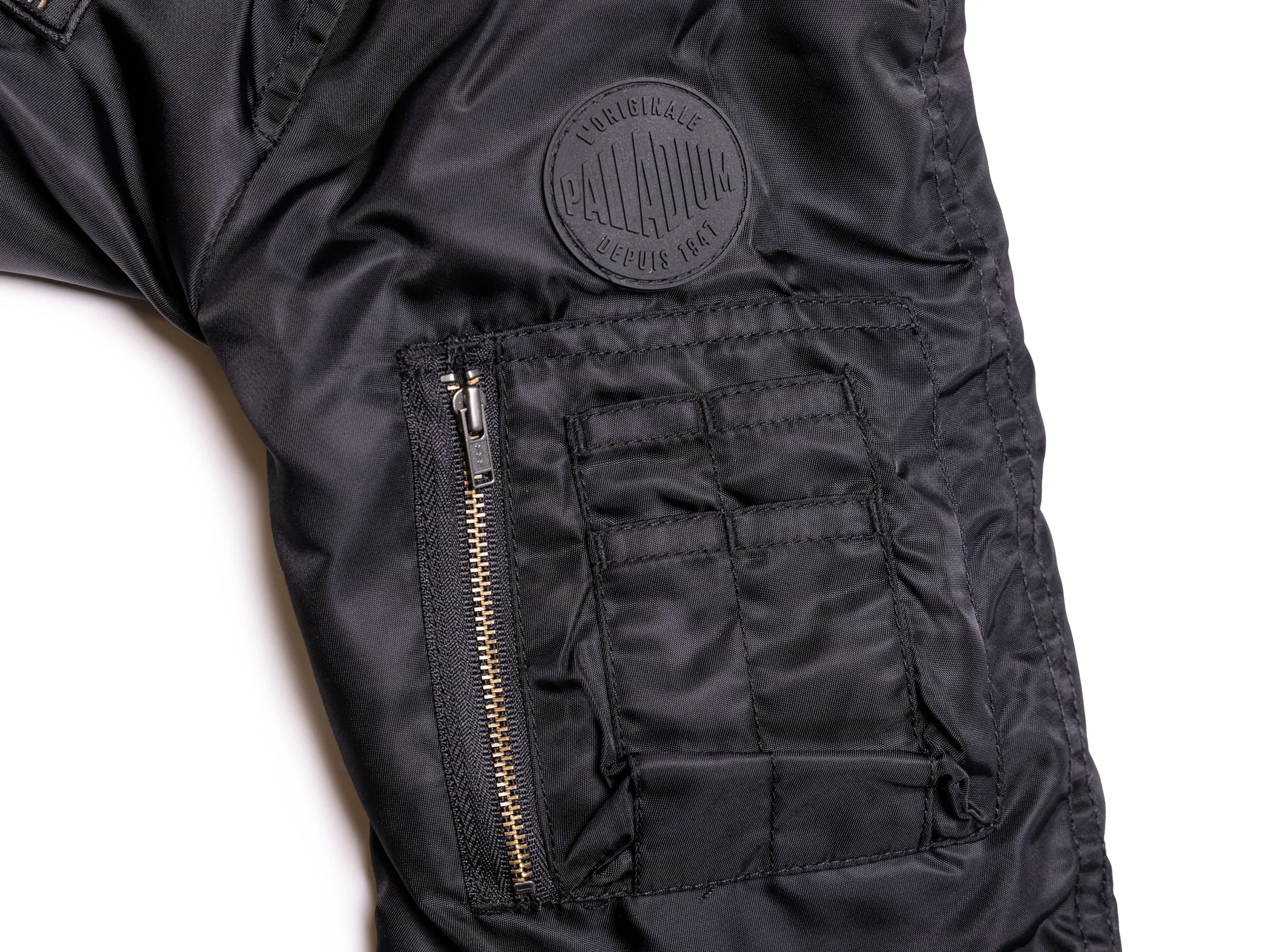 104906-008 | MENS CITY FLIGHT JACKET | BLACK sold by Palladium Boots product image thumbnail 3