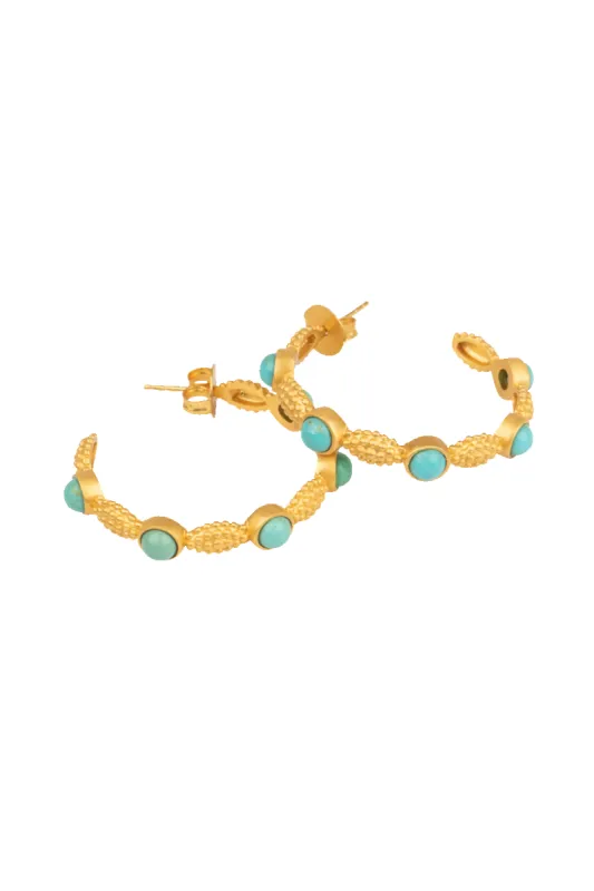 Christina Greene Flights of Fancy Hoop Earrings made by Pinto Ranch