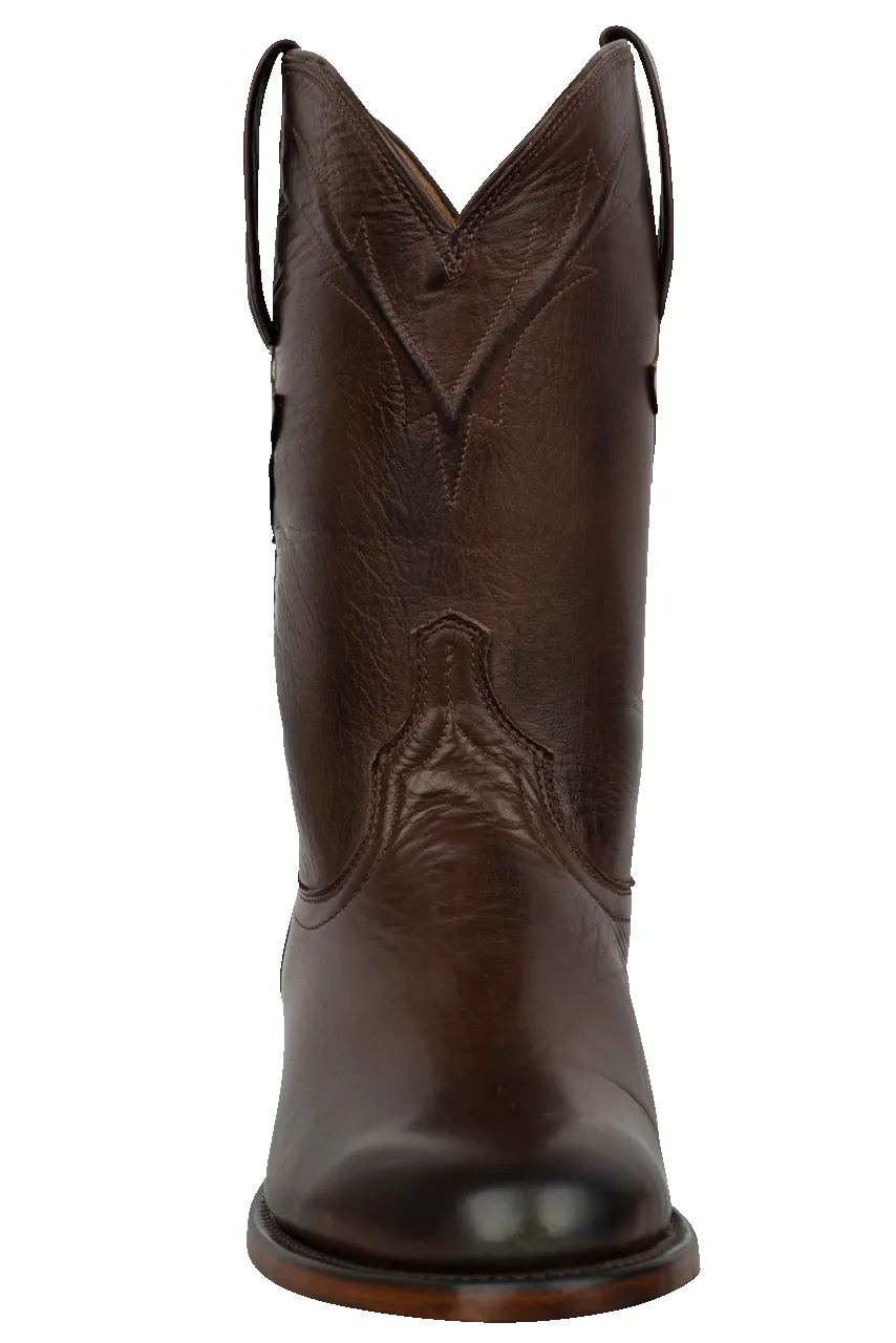 Lucchese Men's Kennedy Florence Buffalo Roper Boots - Whiskey sold by Pinto Ranch product image thumbnail 2