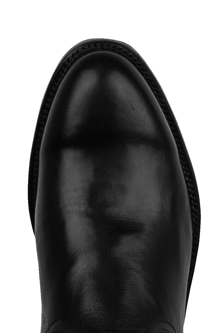 Lucchese Men's Kennedy Florence Buffalo Roper Boots - Black sold by Pinto Ranch product image thumbnail 4