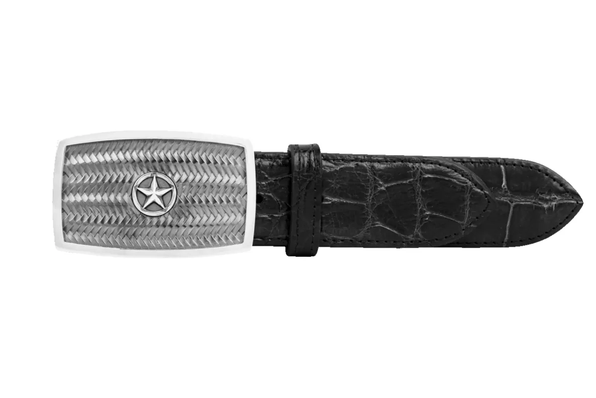 Chacon Basket Star 1.5" Trophy Buckle sold by Pinto Ranch