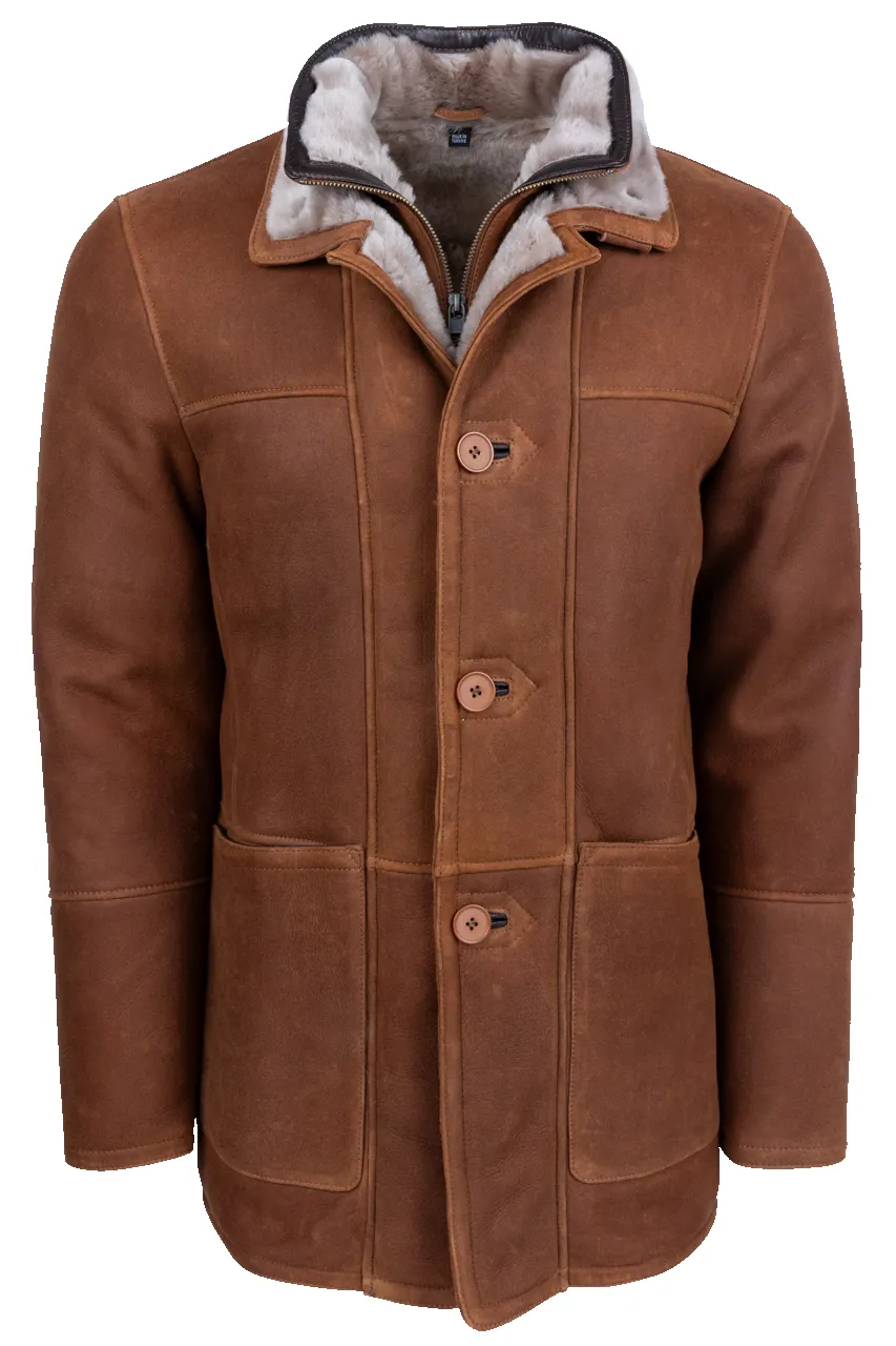 Pinto Ranch Camel Shearling Coat sold by Pinto Ranch