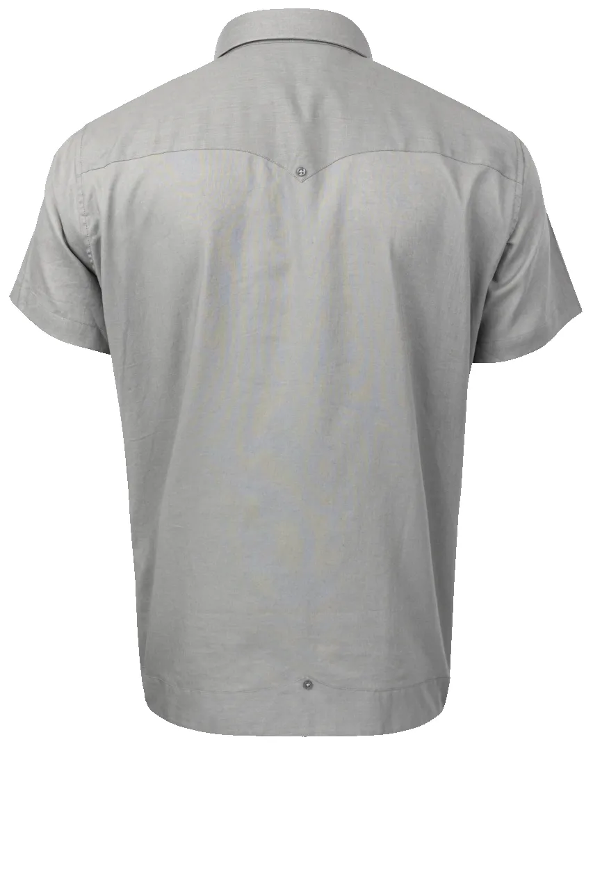 Texas Standard Tejas Guayabera Shirt - Smoke sold by Pinto Ranch product image thumbnail 2