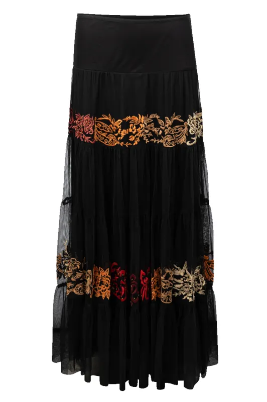 Vintage Collection Waterfall Maxi Skirt sold by Pinto Ranch