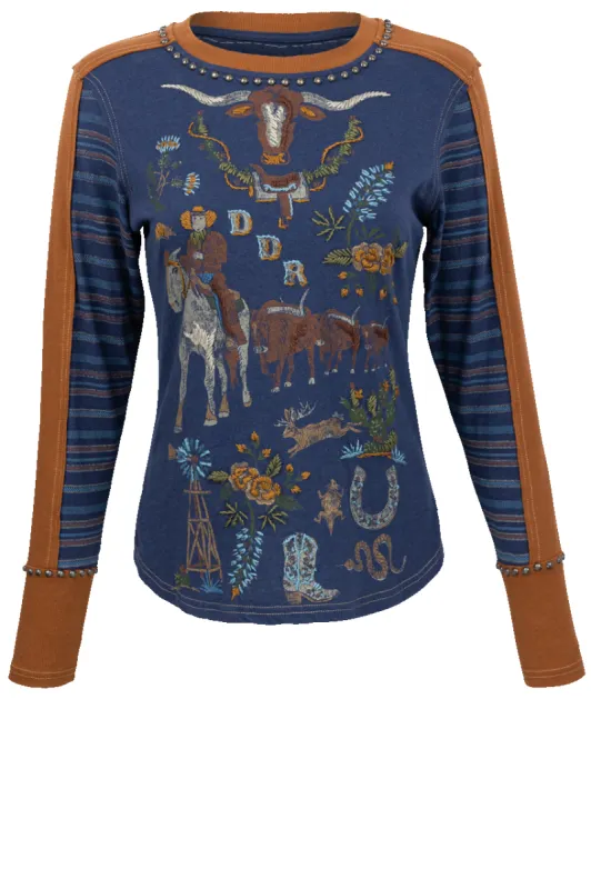 Double D Ranch All Across Texas Tee sold by Pinto Ranch