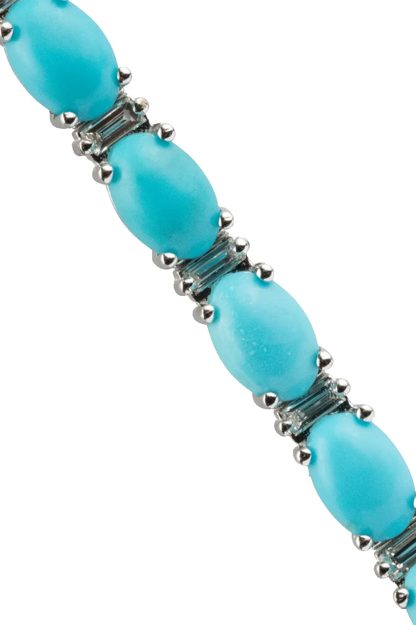 Sleeping Beauty Turquoise Chain Bracelet sold by Pinto Ranch product image thumbnail 3