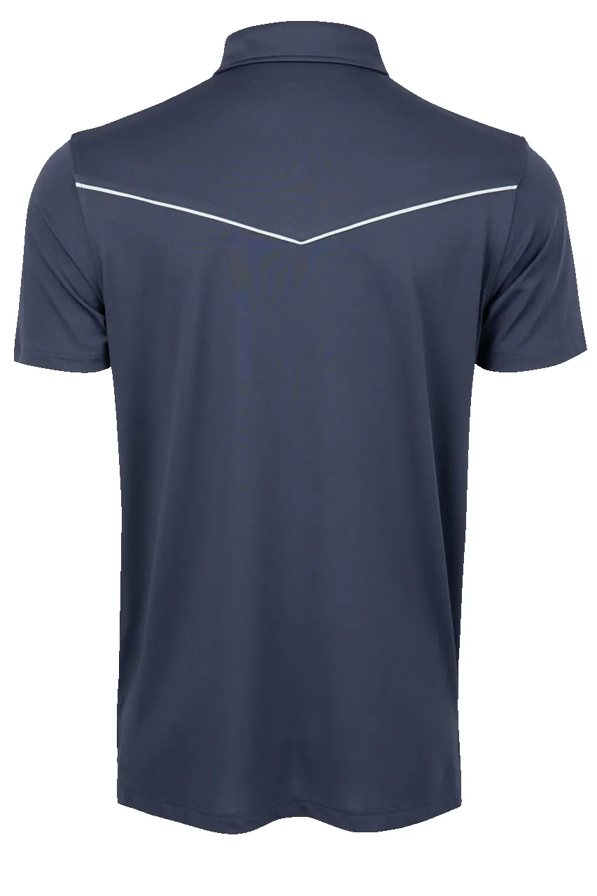 Texas Standard Lariat Polo Shirt - Dark Navy sold by Pinto Ranch product image thumbnail 2