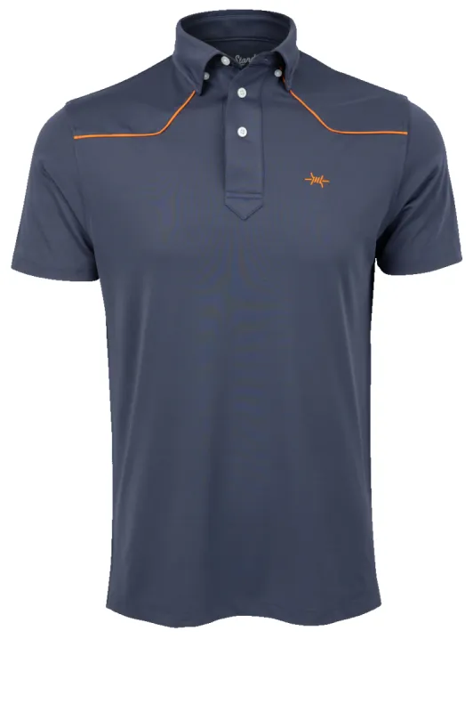 Texas Standard Lariat Polo Shirt - Dusk made by Texas Standard