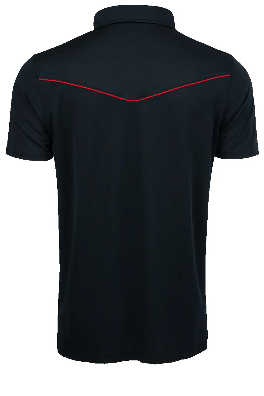 Texas Standard Lariat Polo Shirt - Black sold by Pinto Ranch product image thumbnail 2