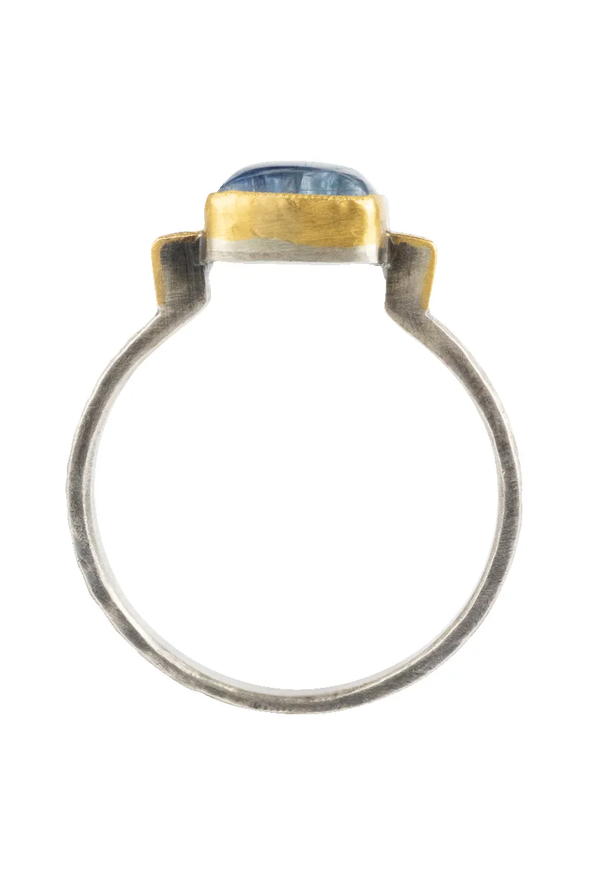 Star Sapphire & Gold Ring sold by Pinto Ranch product image thumbnail 2