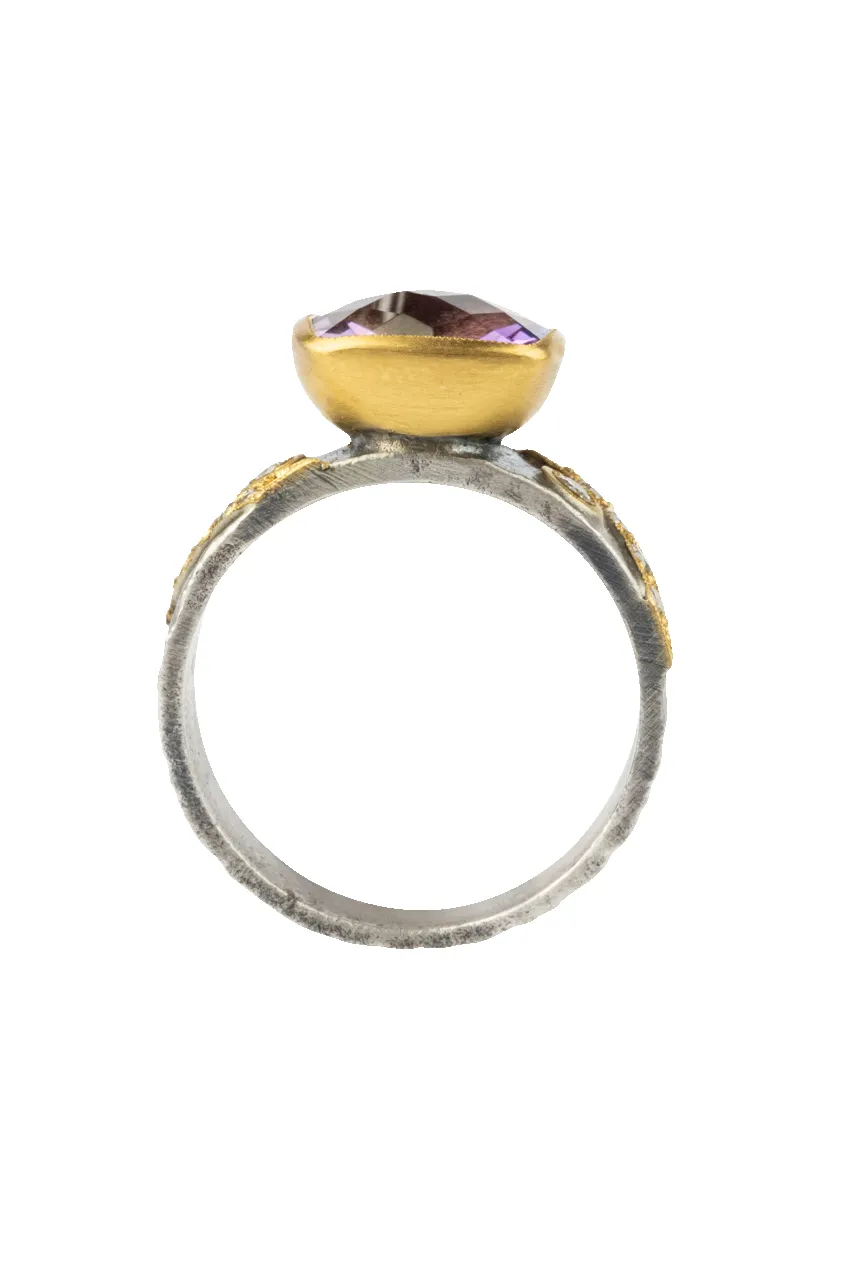 Amethyst & Diamond Ring sold by Pinto Ranch product image thumbnail 2